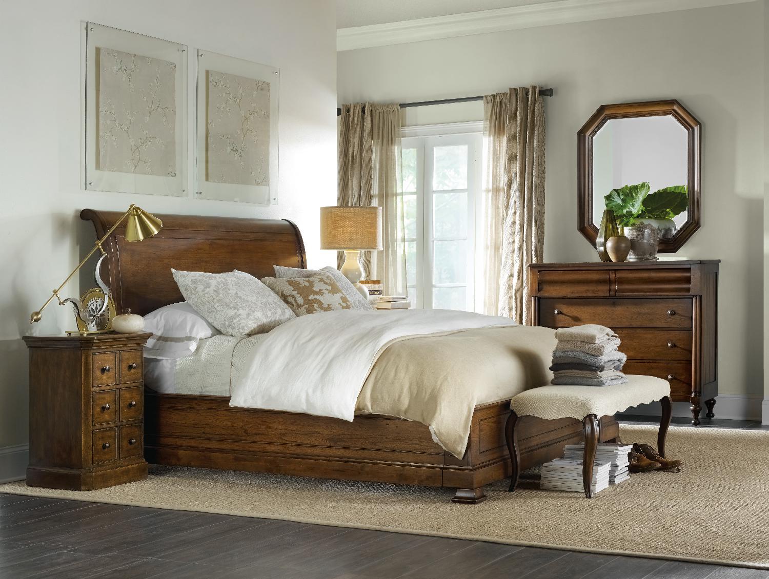 Archivist Sleigh Bed with Low Footboard - Frankwebs