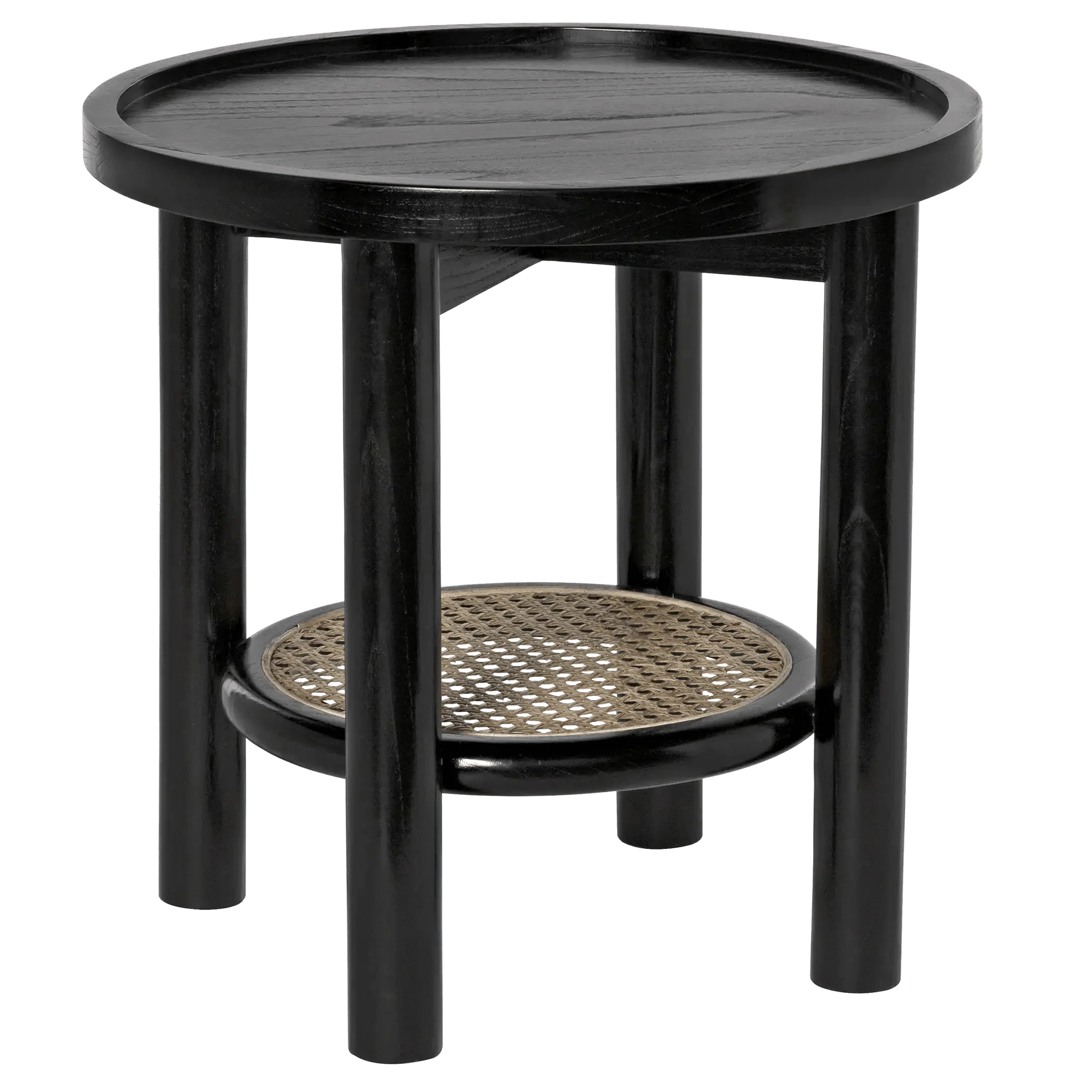 Hide Away Side Table, Charcoal Black - Frankwebs