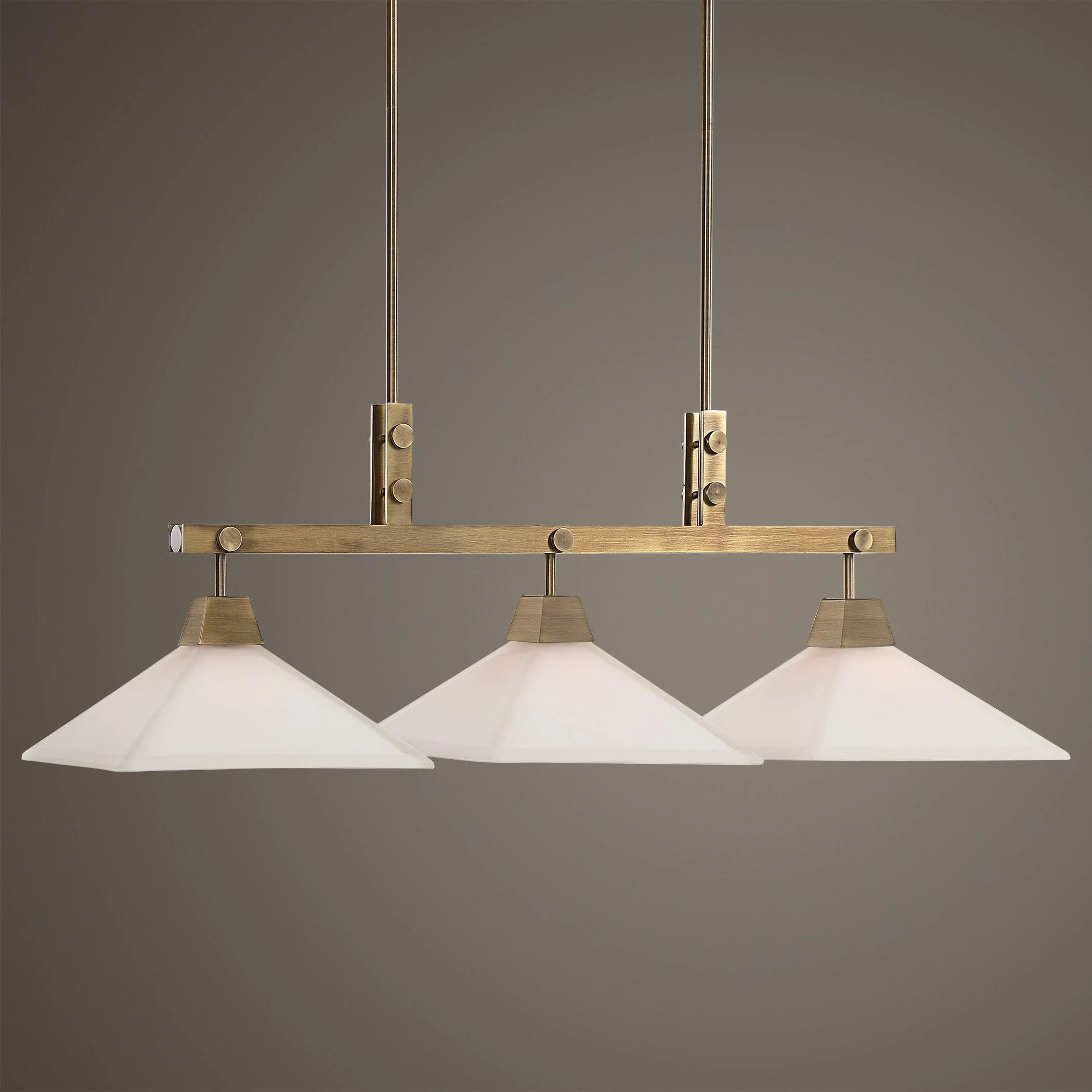 BROOKDALE INDUSTRIAL 3 LIGHT LINEAR CHANDELIER - Frankwebs