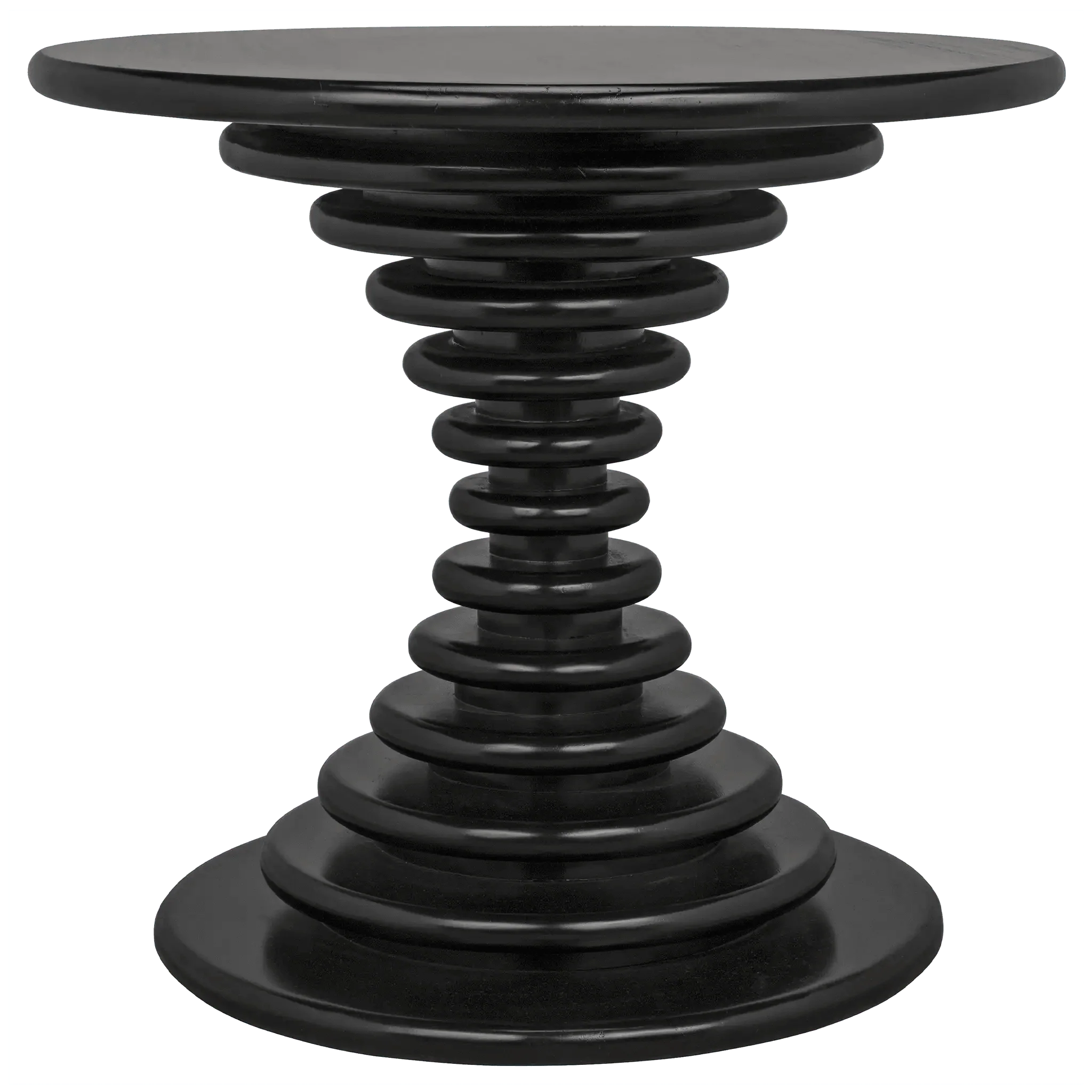 Scheiben Side Table, Hand Rubbed Black - Frankwebs