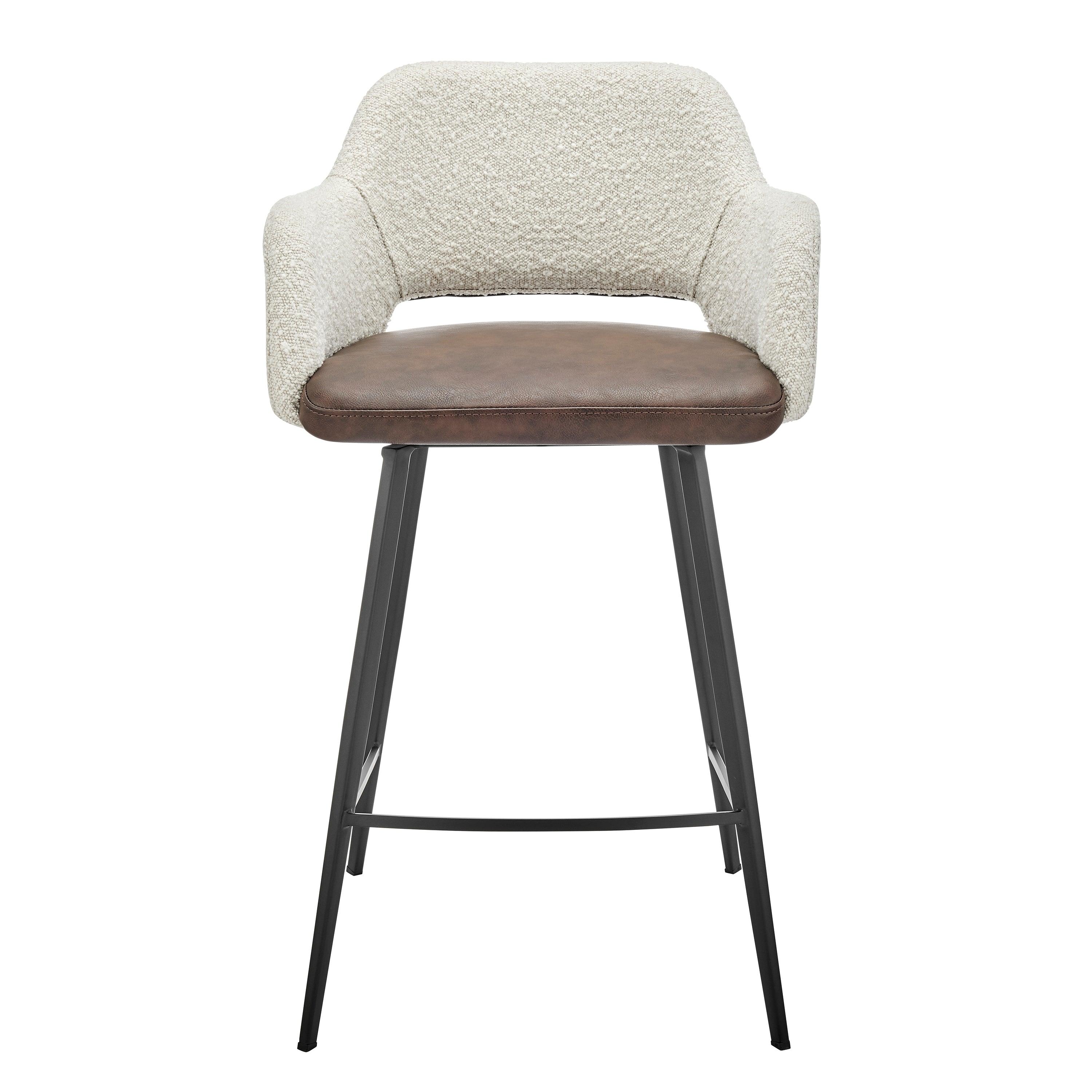 Desi Swivel Counter Stool - Set of 1 - Frankwebs