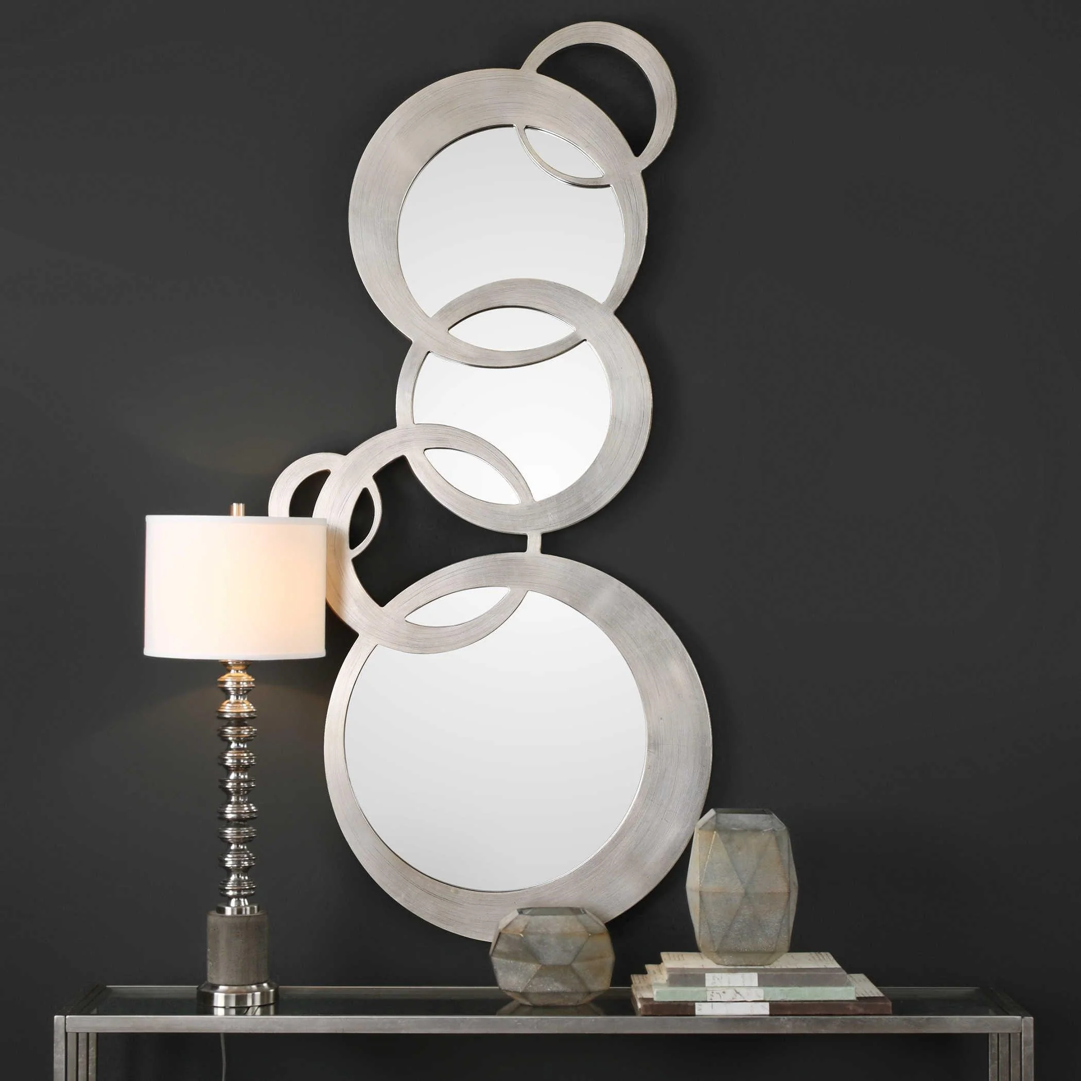 ODIANA SILVER RINGS MODERN MIRROR - Frankwebs