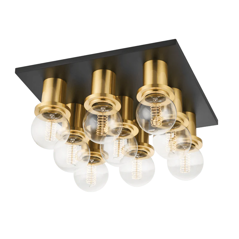 BRANDI 9 LIGHT FLUSH MOUNT - Frankwebs