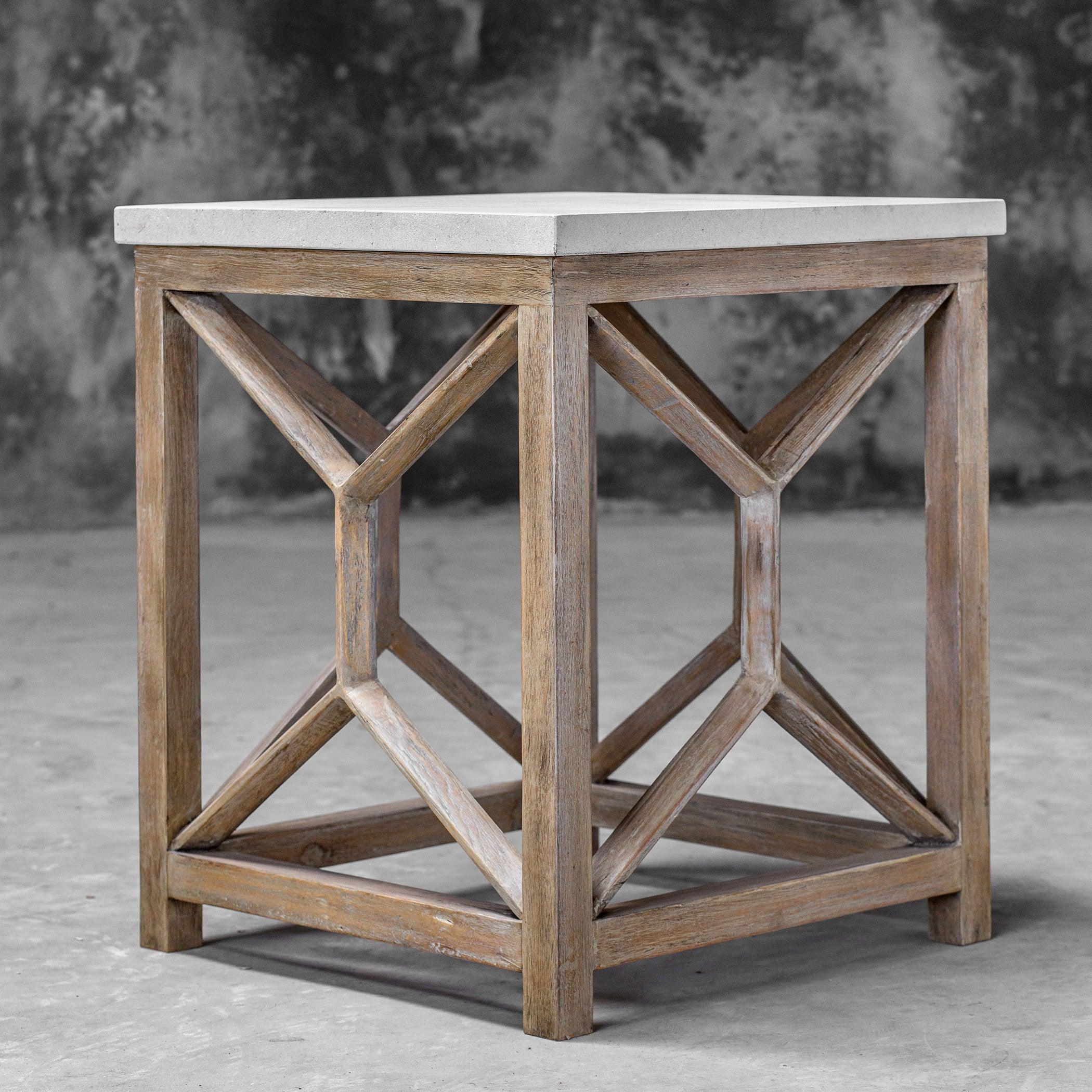 Catali Stone End Table - Frankwebs