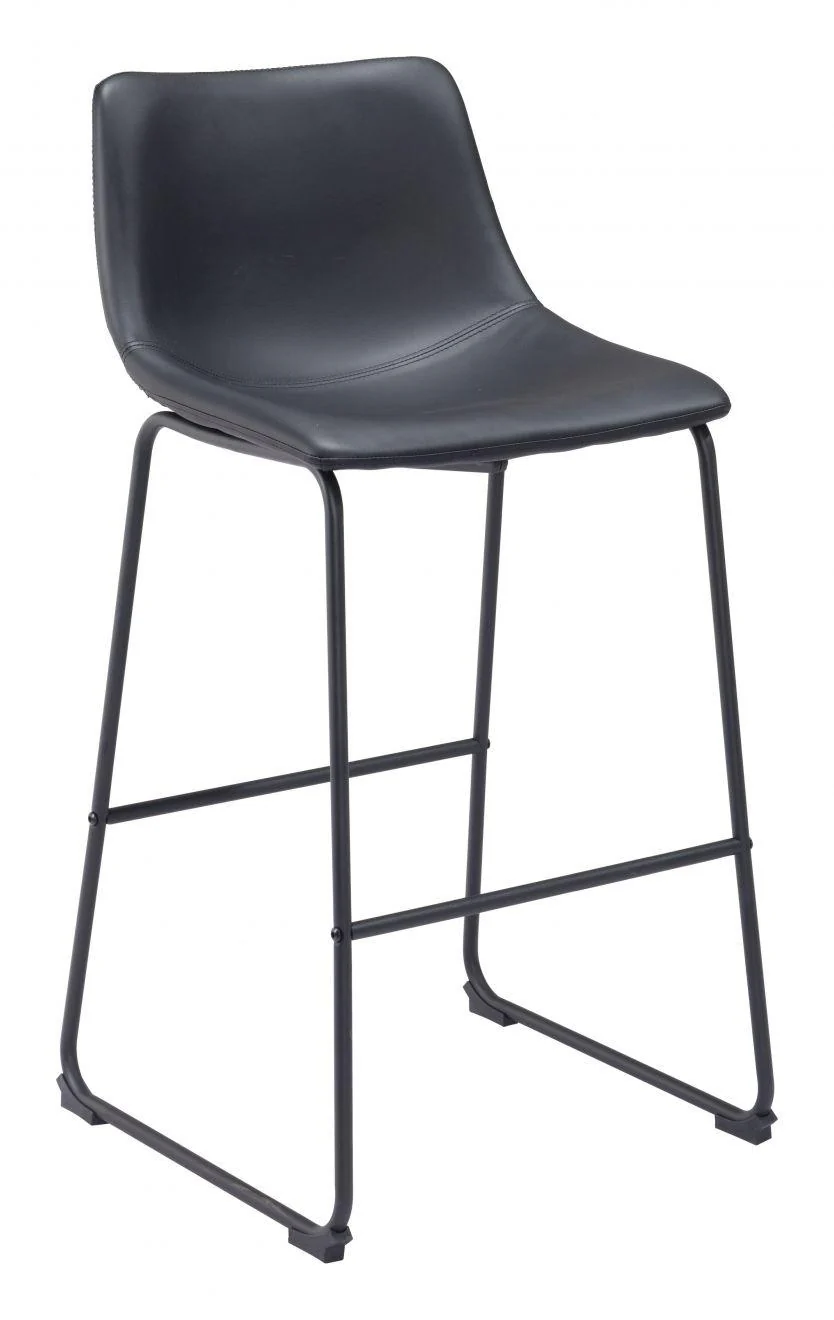 Smart Bar Chair (Set of 2) Black - Frankwebs