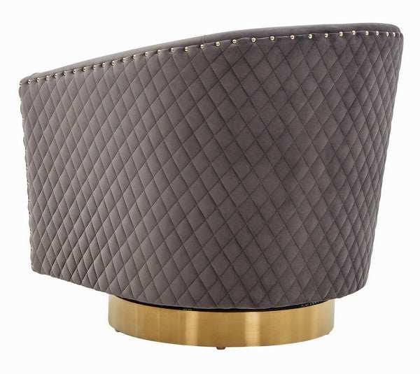 CLARA QUILTED SWIVEL TUB CHAIR - Frankwebs