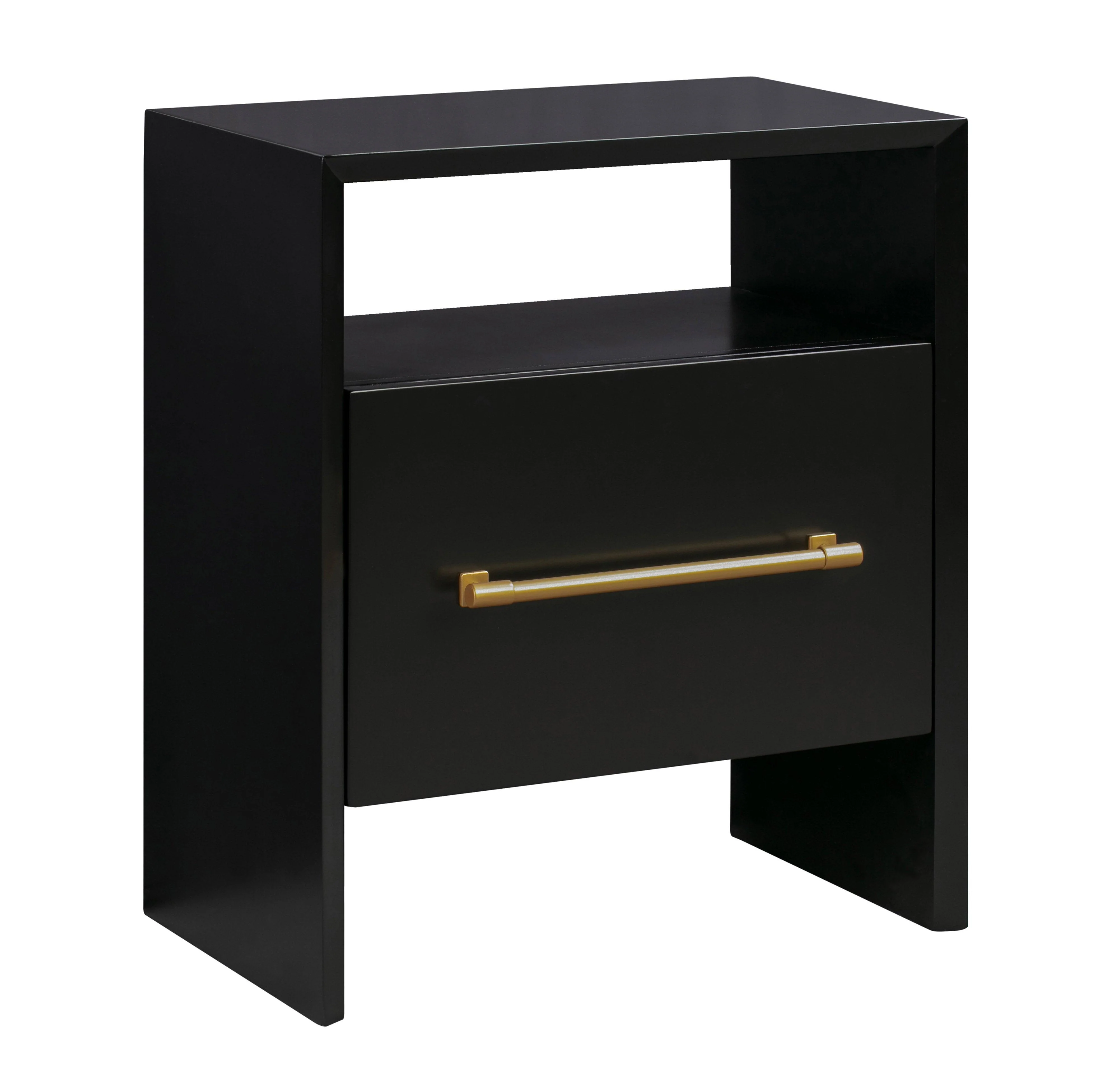 Libre Black Nightstand - Frankwebs