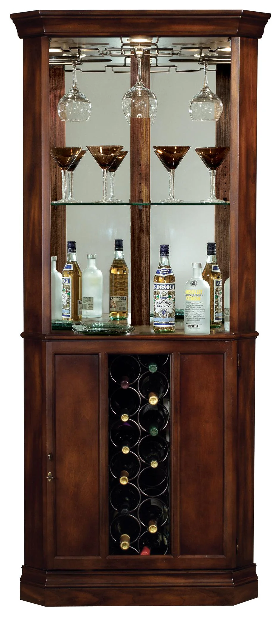 Piedmont Corner Wine Cabinet - Frankwebs