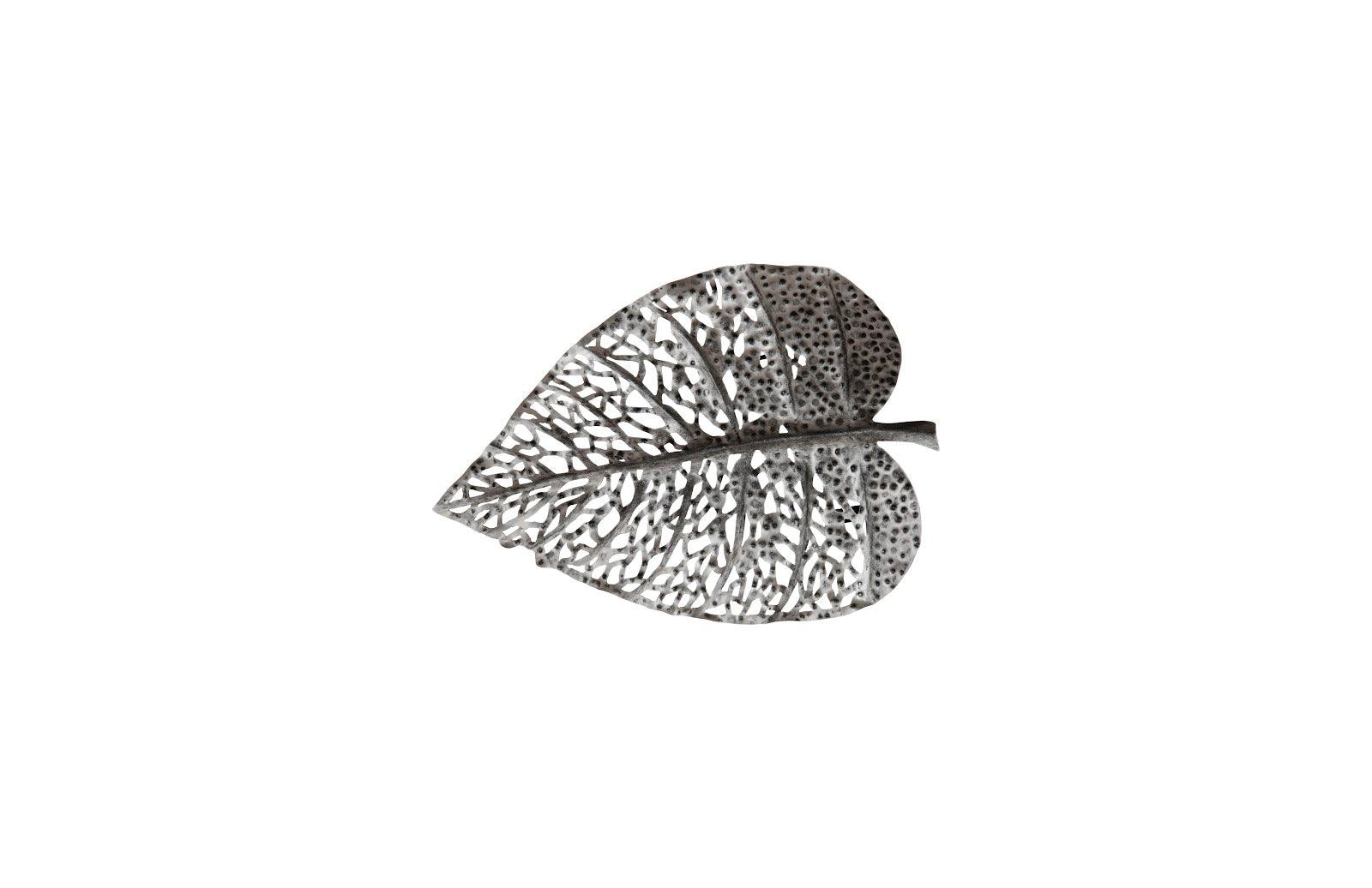 Birch Leaf Wall Art, Silver, XS - Frankwebs