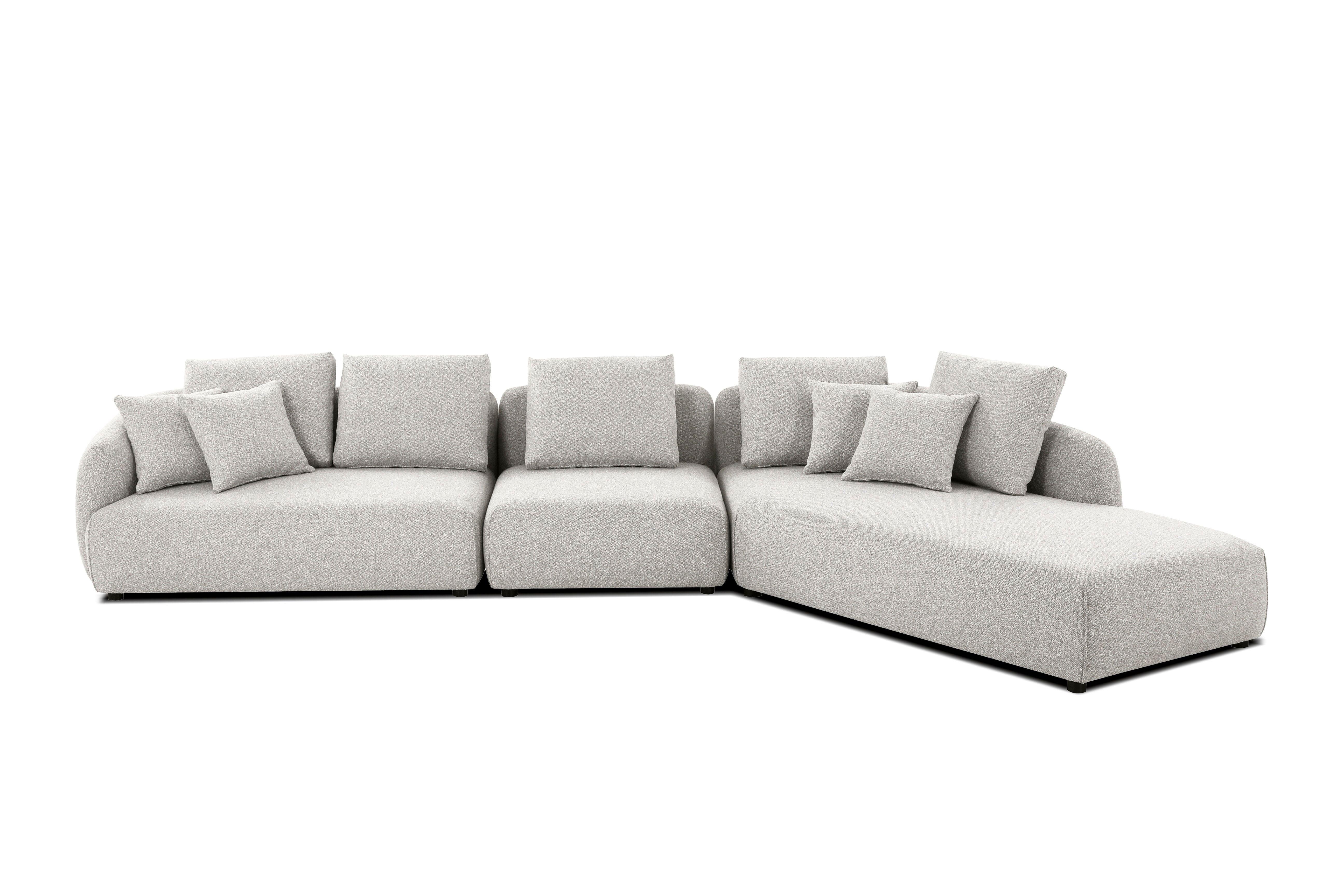 SABA Sectional Chaise Facing Right 3-Piece - Frankwebs