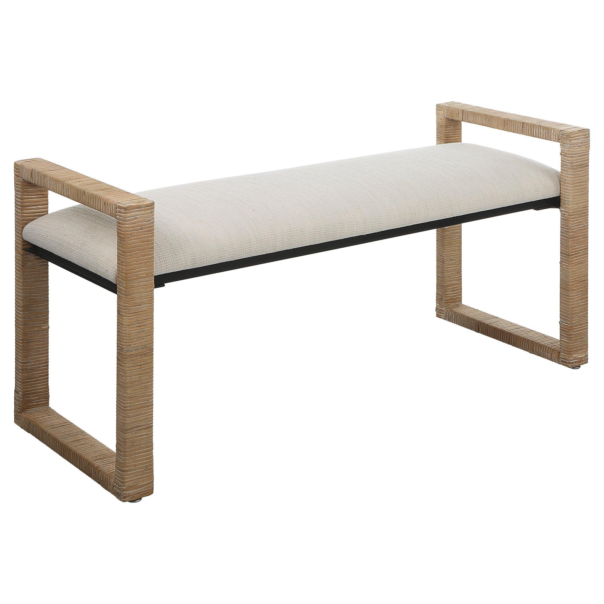 Areca Coastal Rattan Bench - Frankwebs