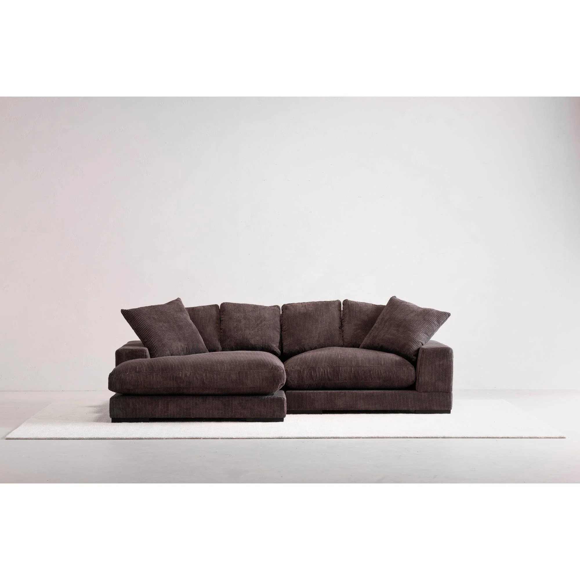 Plunge Sectional Dark Brown - Frankwebs