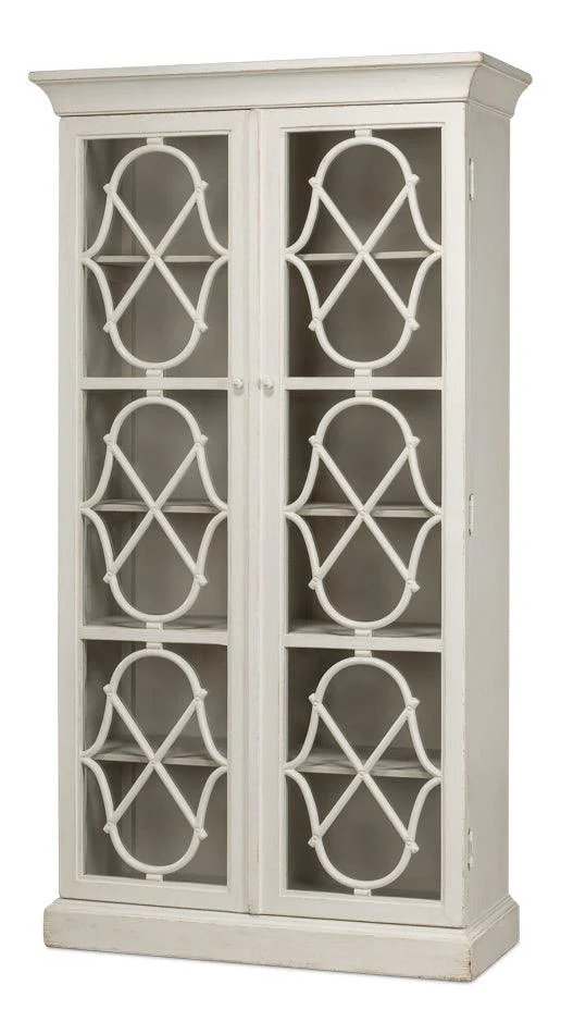 Sonya Bookcase - Antique White - Frankwebs
