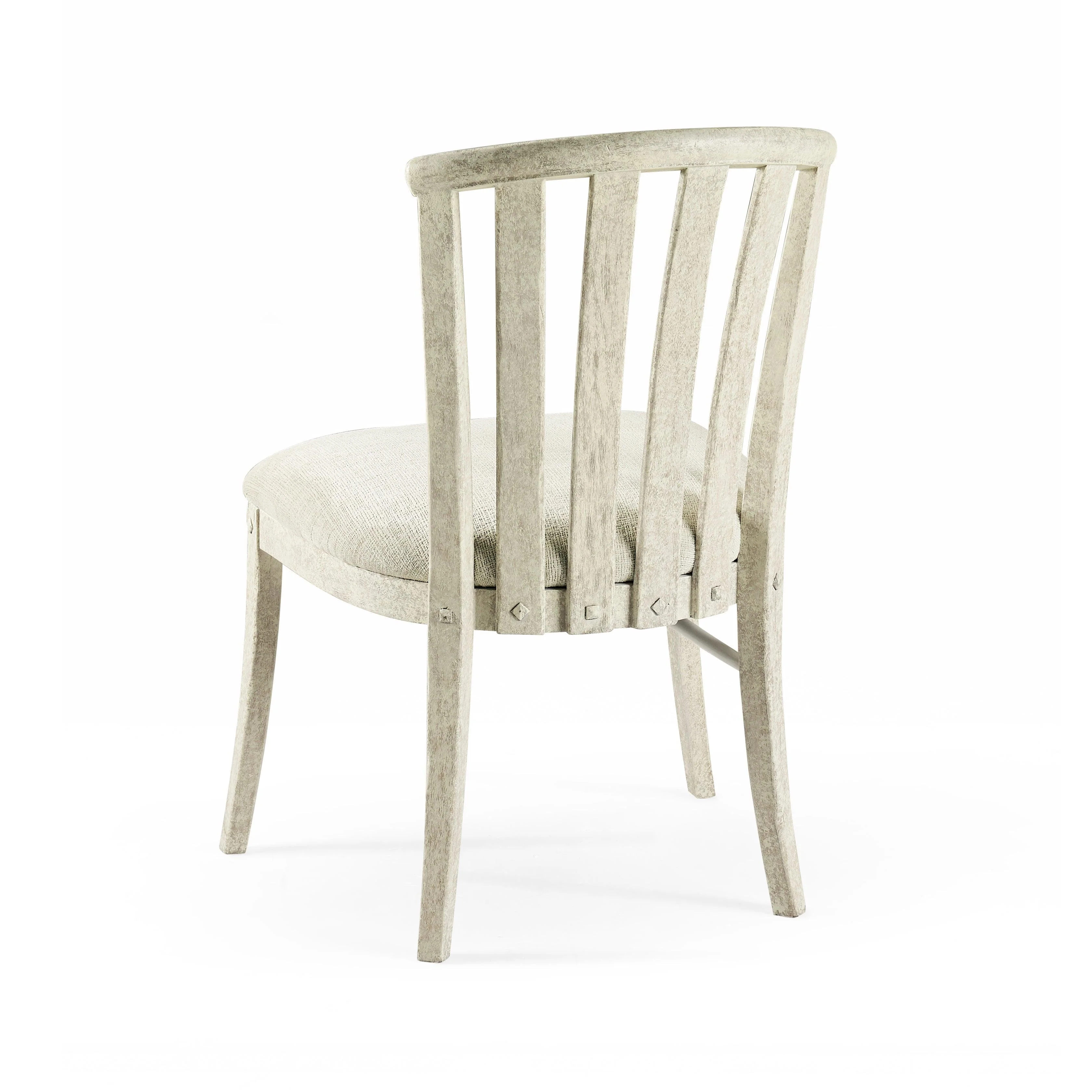 Casual Accents Whitewash Curved Back Chair - Frankwebs