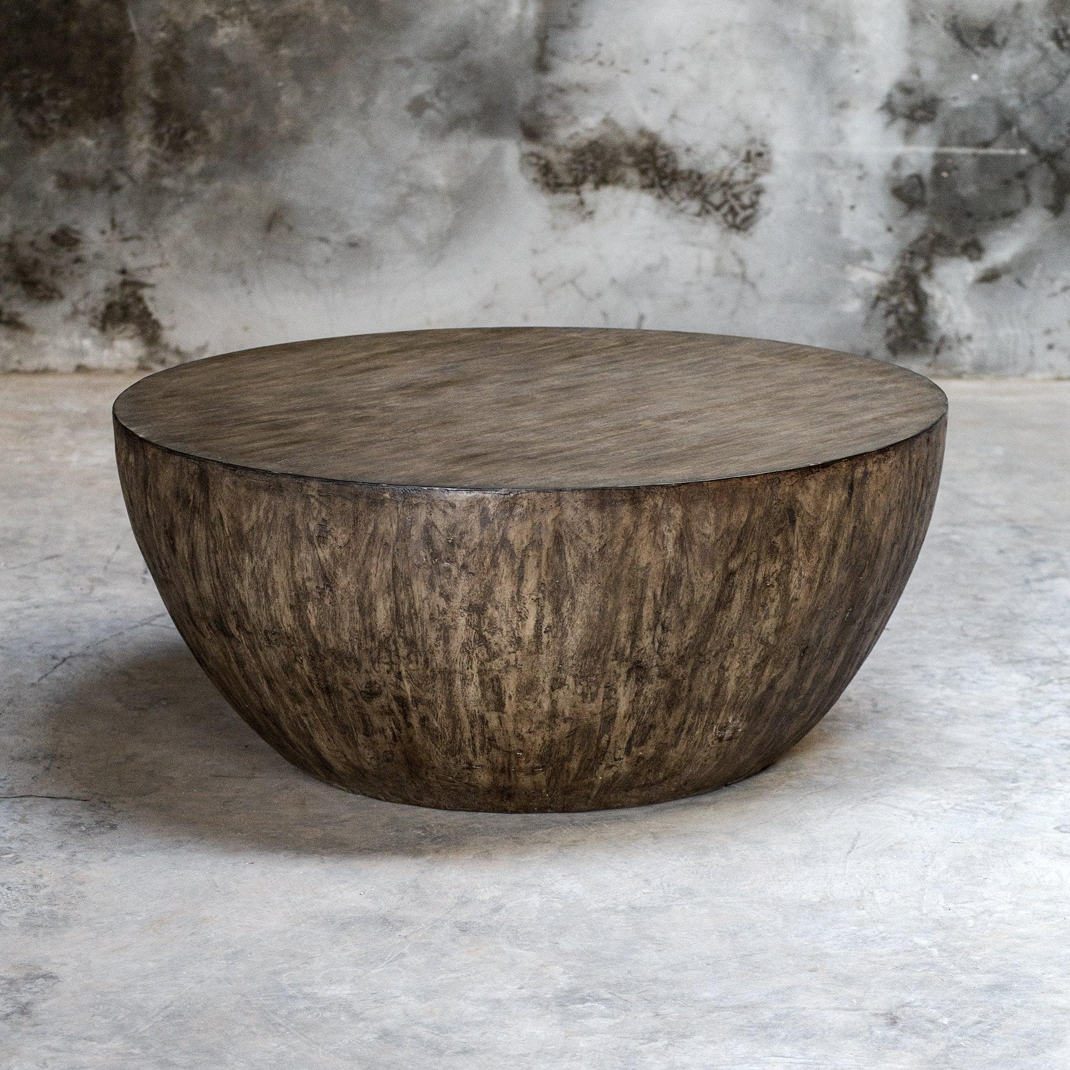 LARK ROUND WOOD COFFEE TABLE - Frankwebs