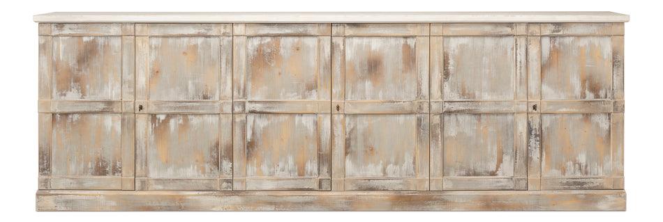 Luciana Wood Drs Buffet 112 Grey Stucco - Frankwebs