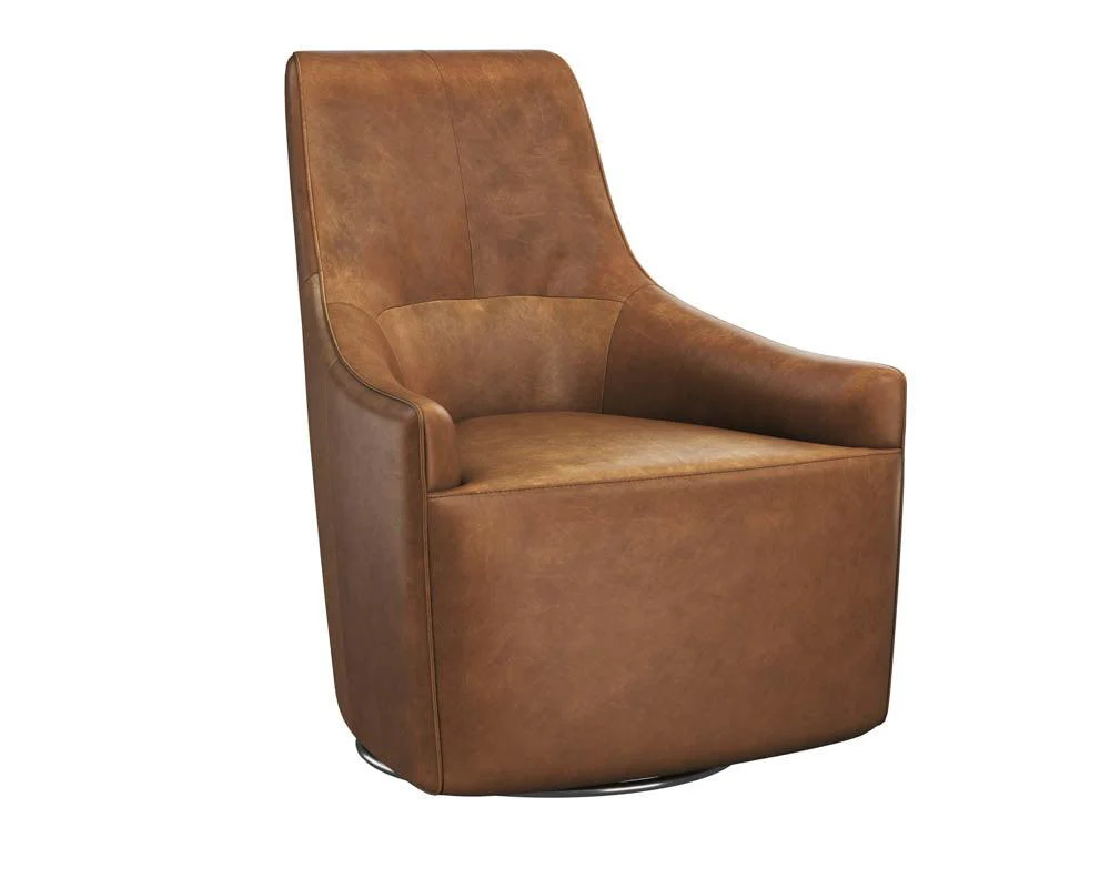 Carmine Swivel Lounge Chair - Frankwebs