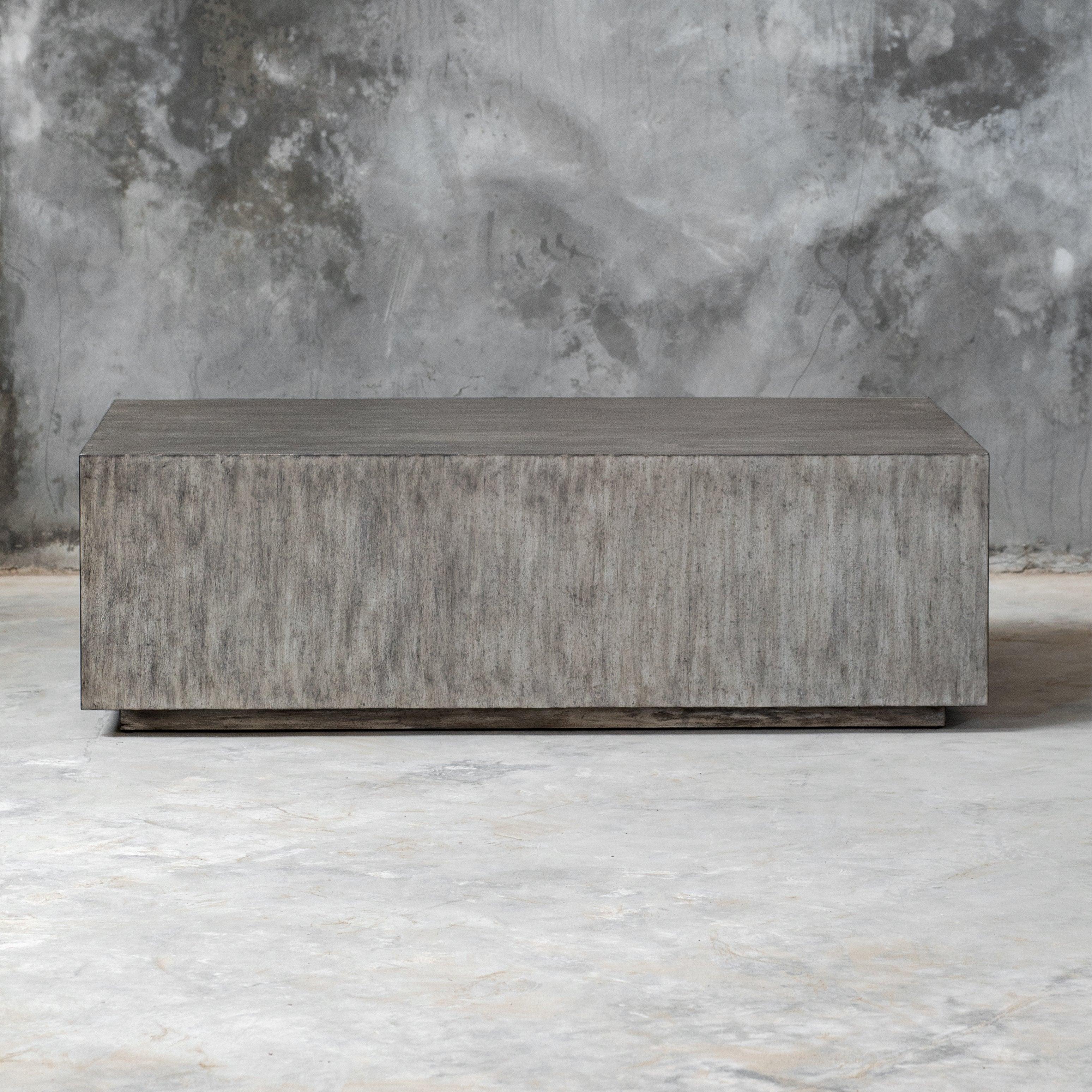 KAREEM MODERN GRAY COFFEE TABLE - Frankwebs