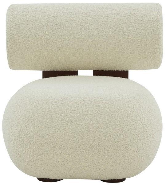 KAMARIA FAUX SHEARLING MODERN ACCENT CHAIR - Frankwebs