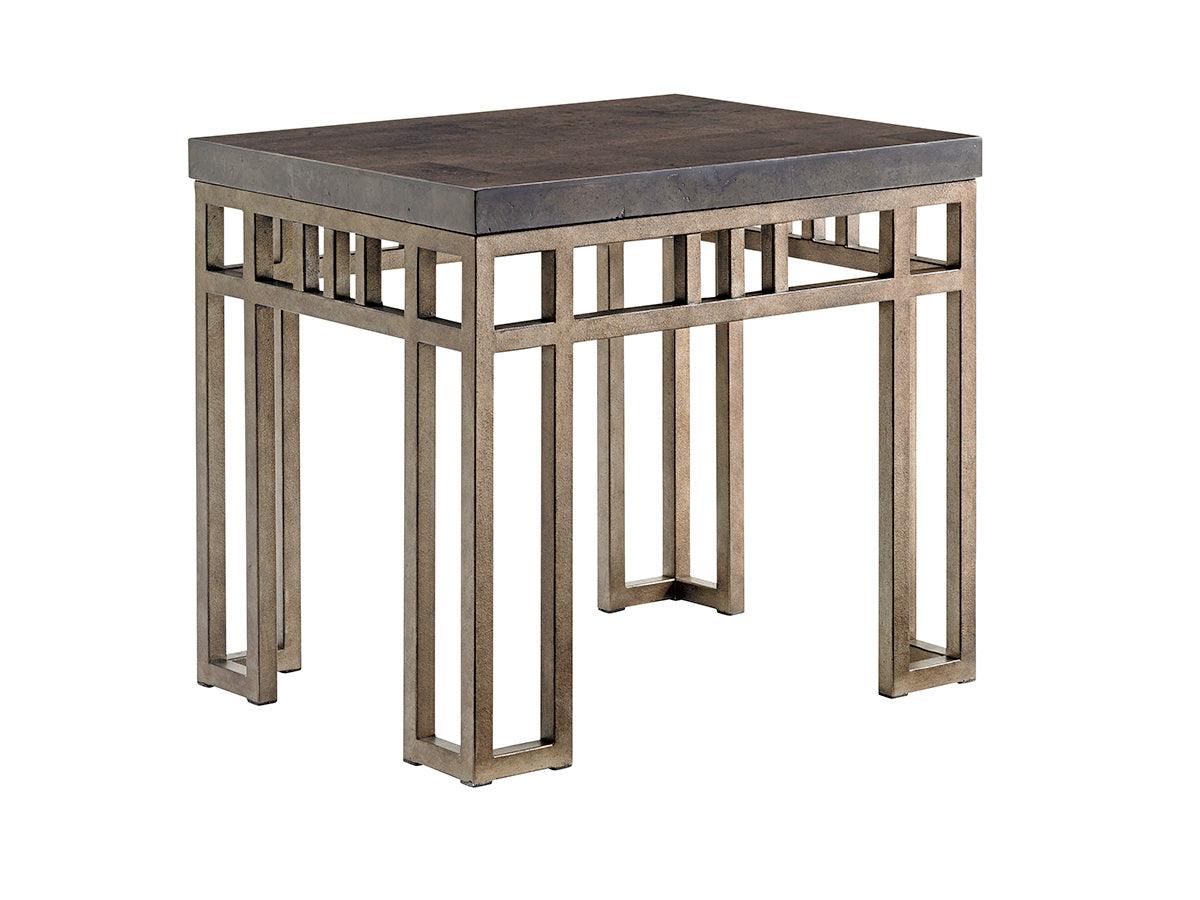 Cypress Point Montera Travertine End Table - Frankwebs