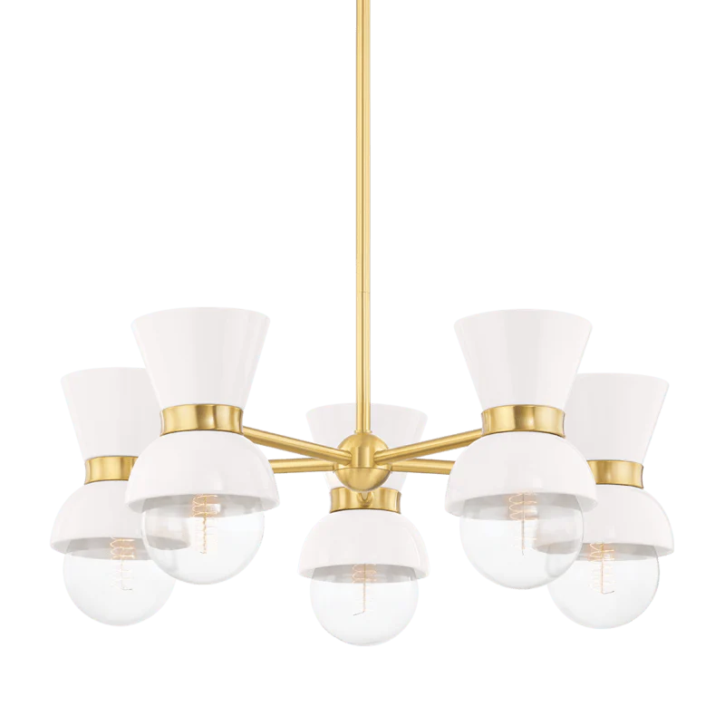 GILLIAN 5 LIGHT CHANDELIER - Frankwebs