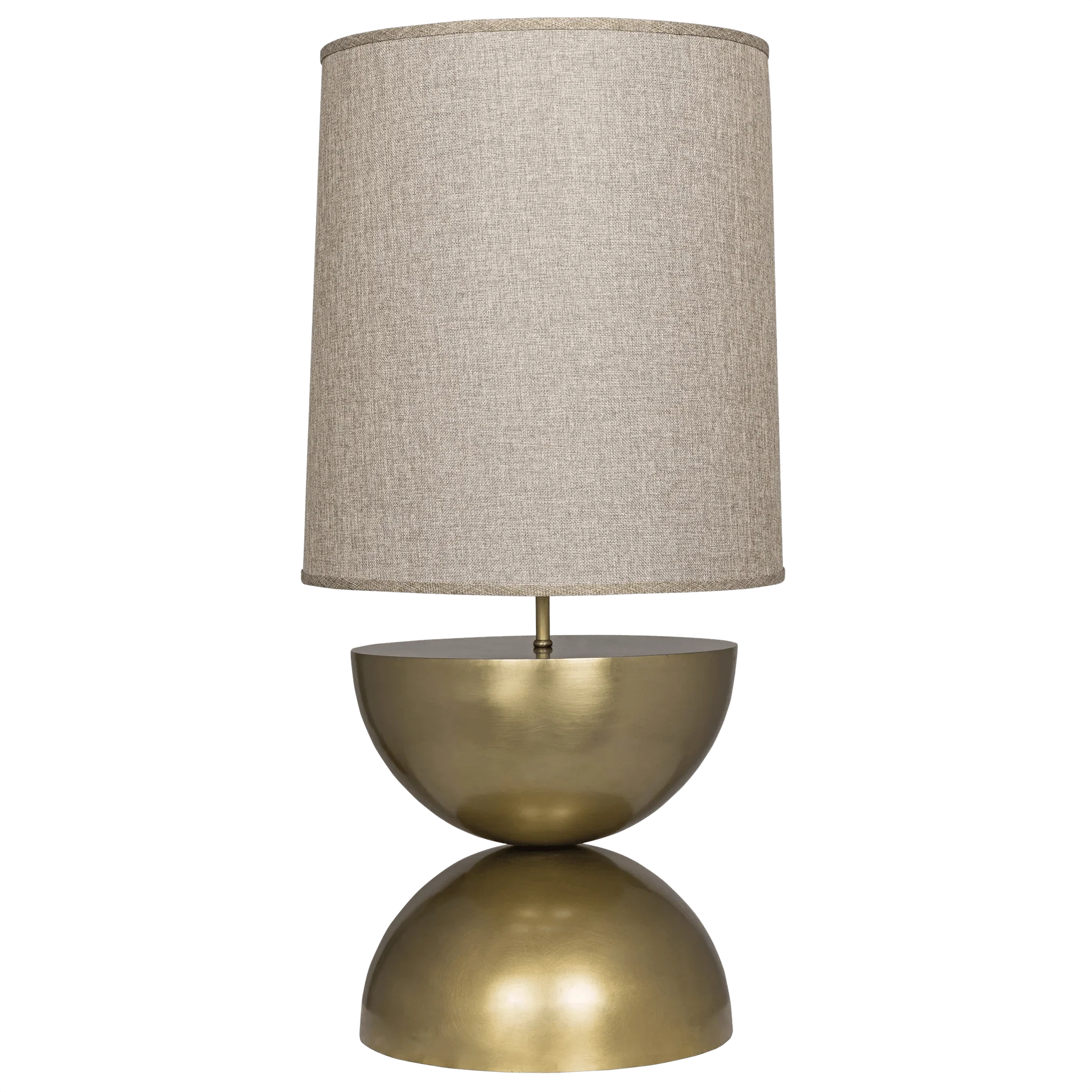 Pulan Table Lamp, Metal with Brass Finish - Frankwebs