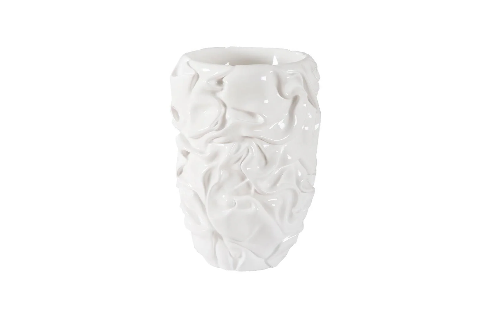 Drape Planter, Gel Coat White - Frankwebs