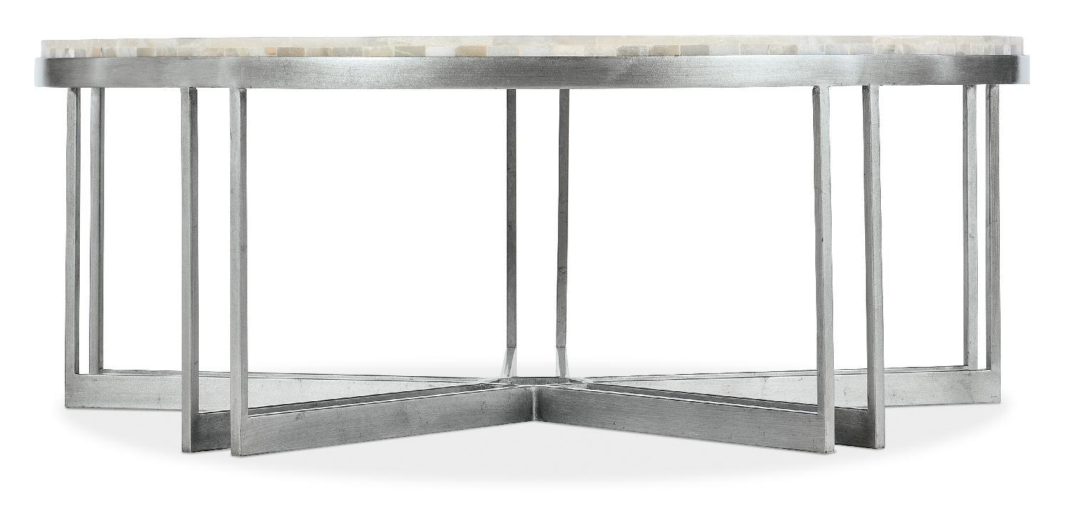 Melange Marin Round Cocktail Table - Frankwebs