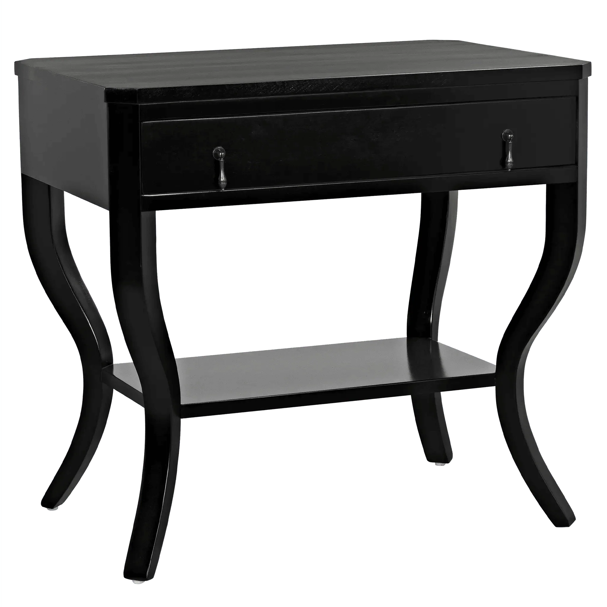 Weldon Side Table, Distressed Black - Frankwebs