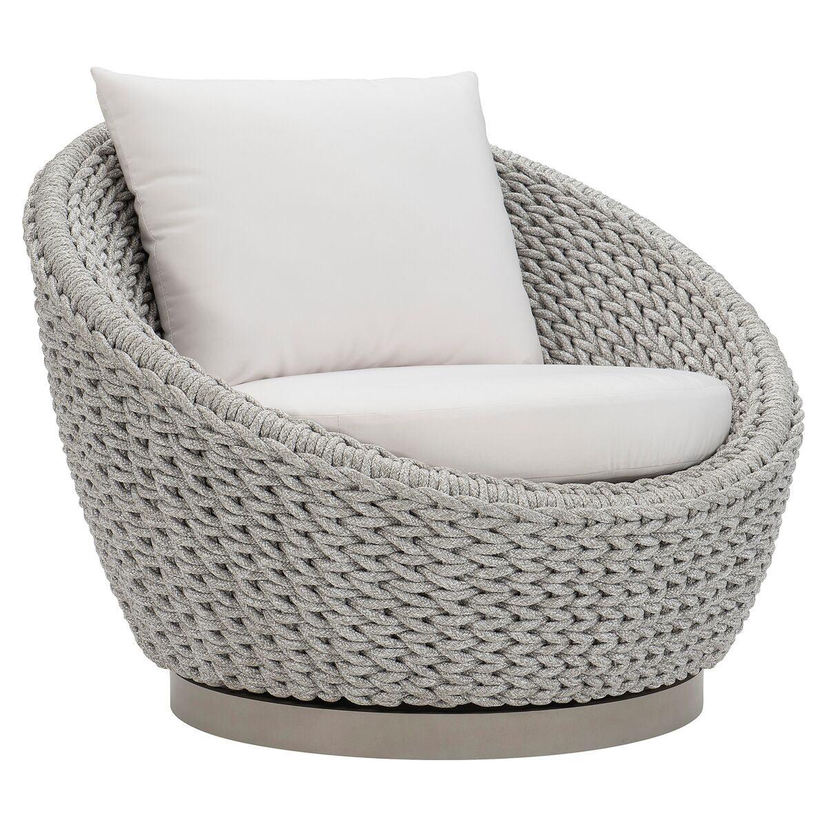SAVAII SWIVEL CHAIR ROPE WEAVE - Frankwebs
