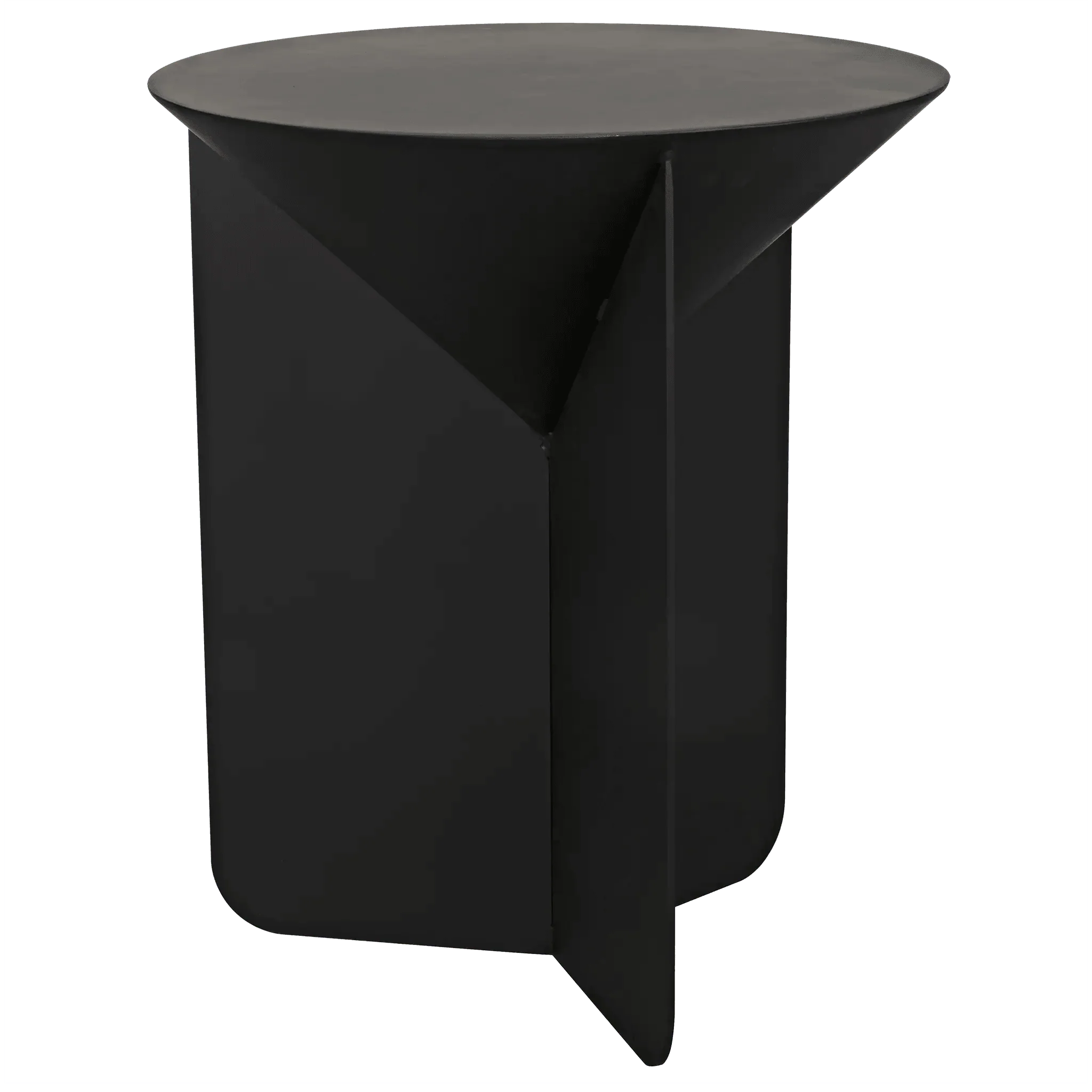 Lora Side Table, Black Steel - Frankwebs