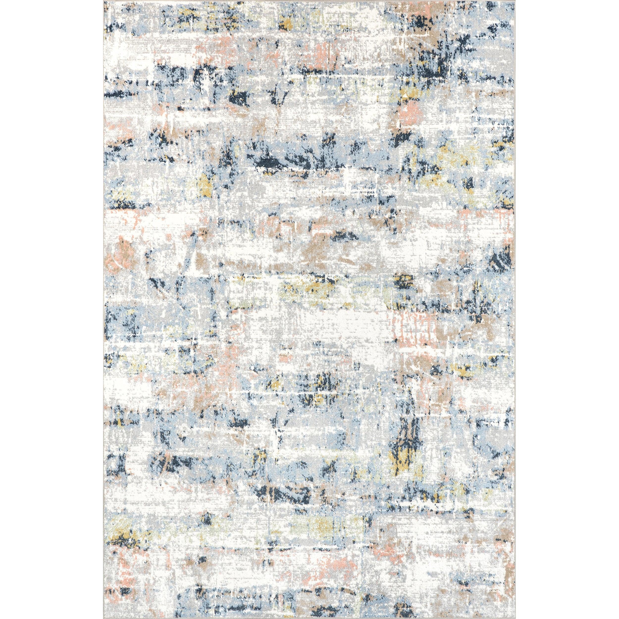 Aaliyah Casual Abstract Machine Washable Area Rug - Frankwebs