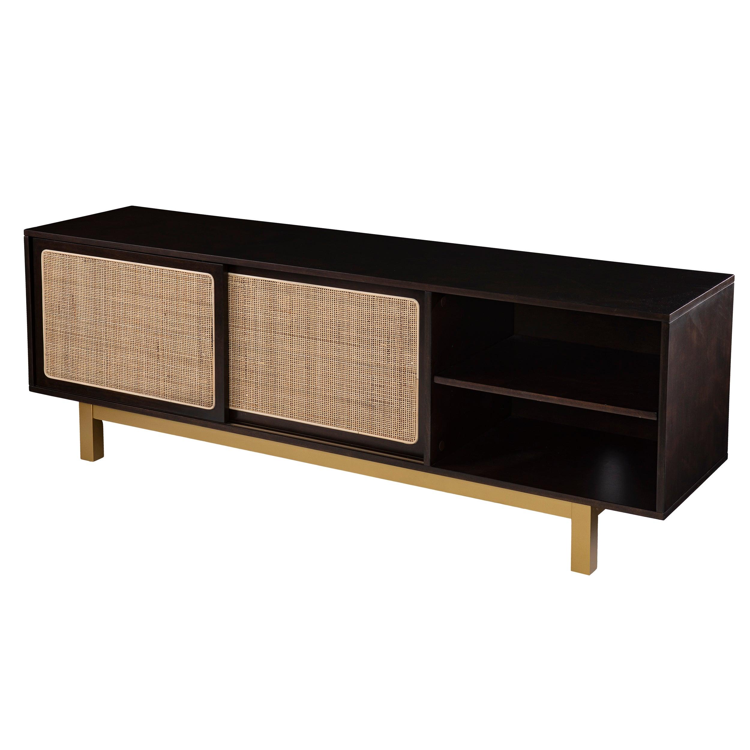 Carondale Sliding Door Media Stand - Frankwebs