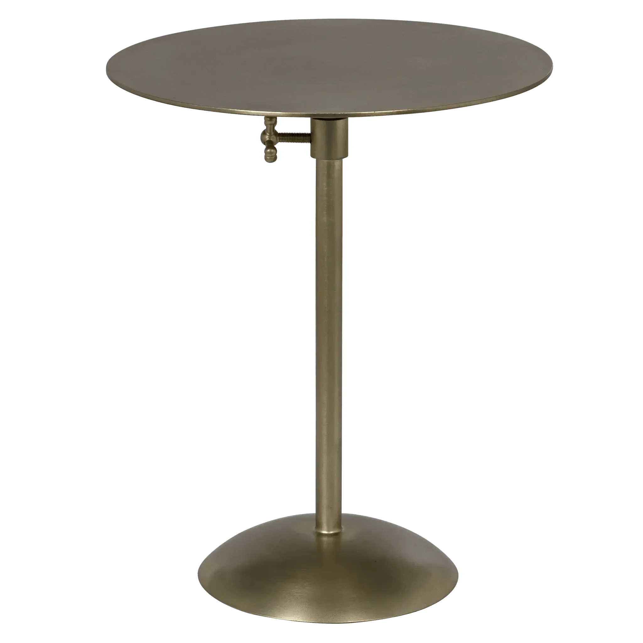 Felix Side Table, Metal with Brass Finish - Frankwebs