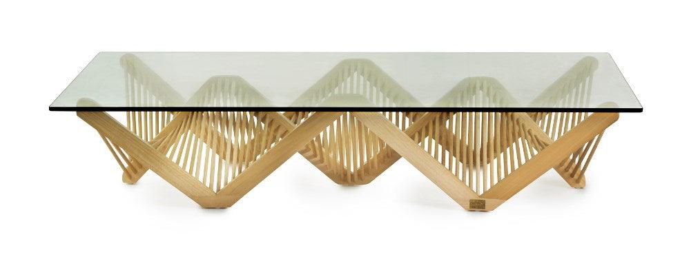 Geo Cocktail Table, Rectangular, Natural - Frankwebs