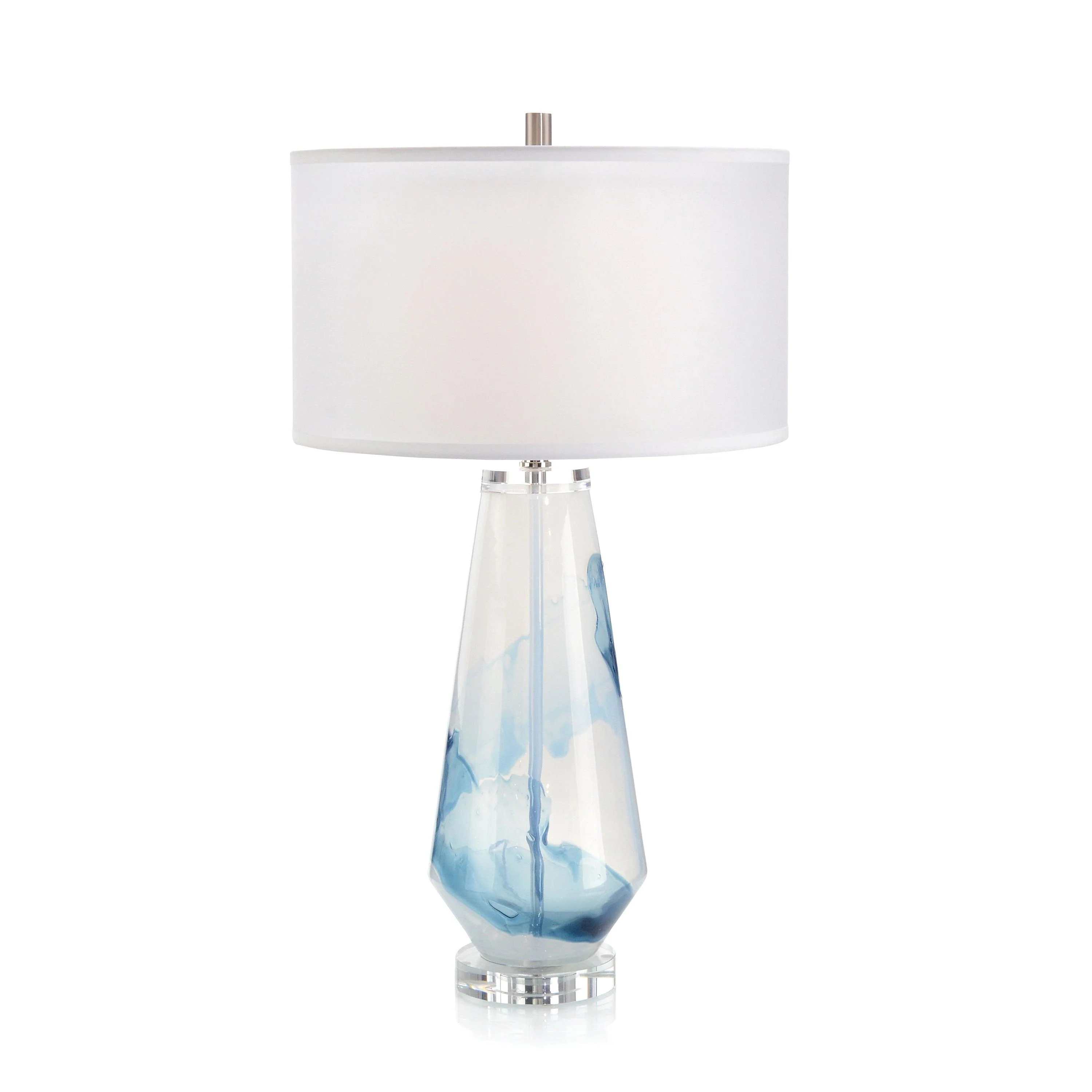 Blue Cloud Glass Table Lamp - Frankwebs
