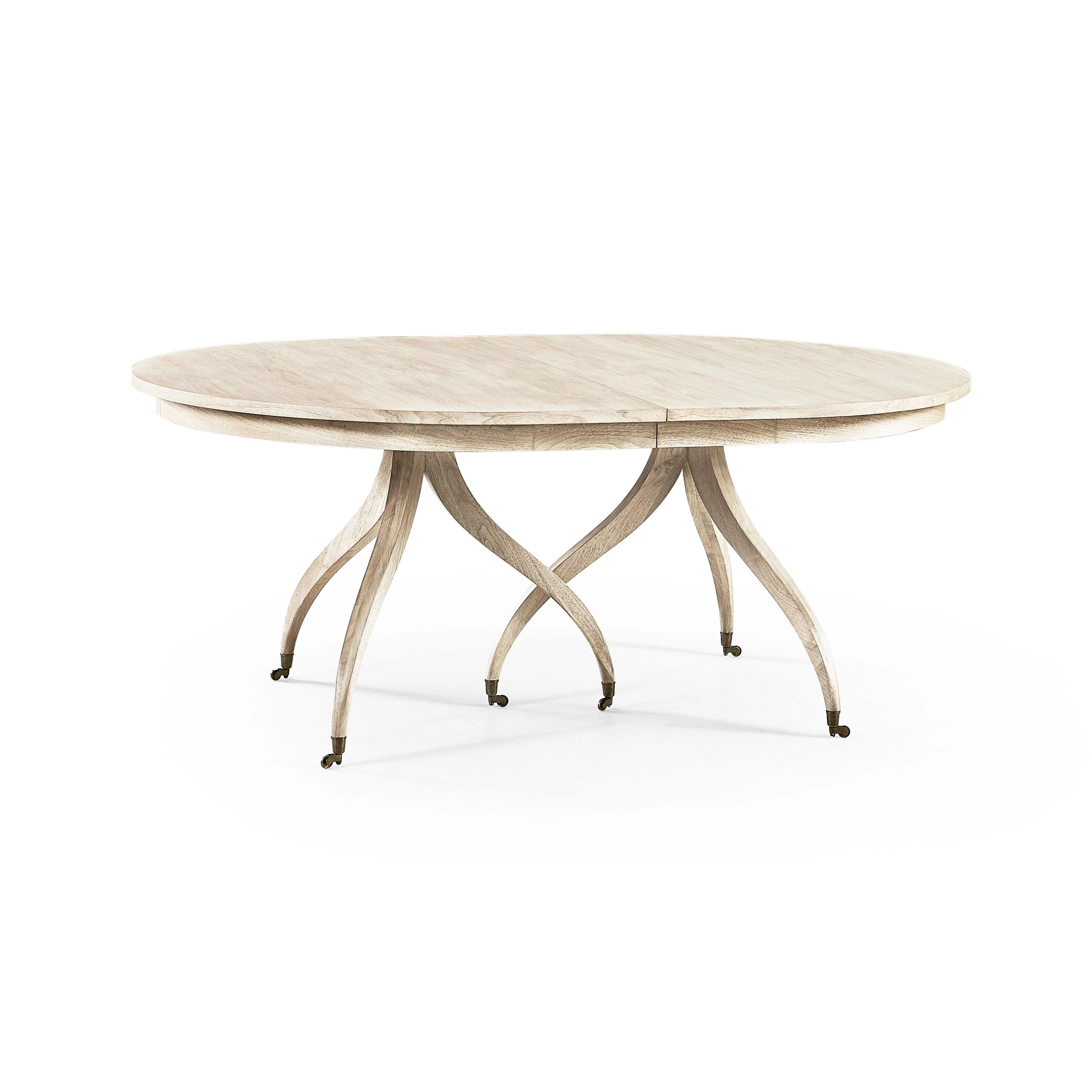 Timeless Solar Spider Leg Dining Table in Bleached Walnut - Frankwebs