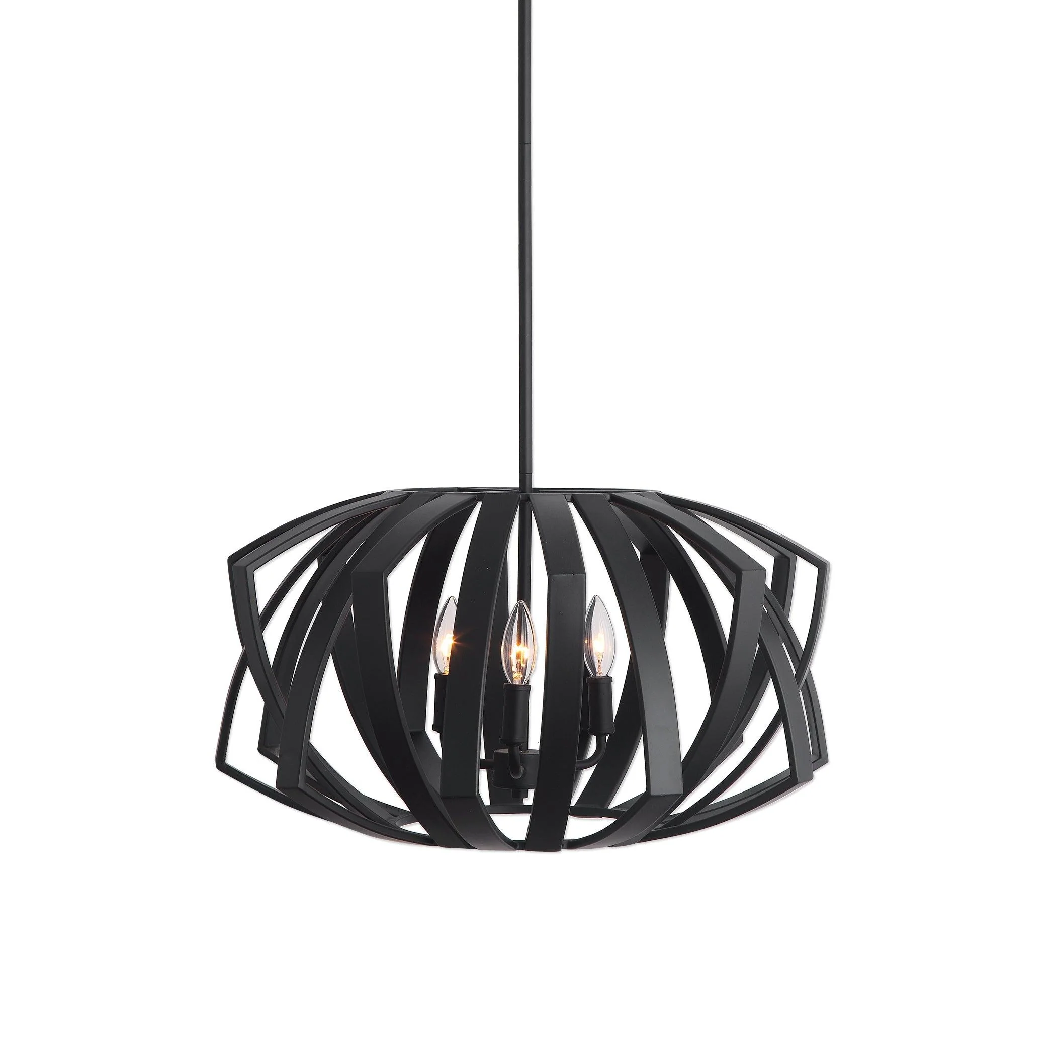 THALES BLACK GEOMETRIC 3 LIGHT PENDANT - Frankwebs