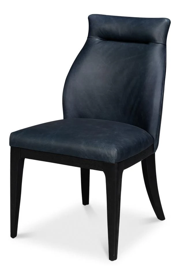 Jefferson Distilled Leather Dining Chair - Frankwebs