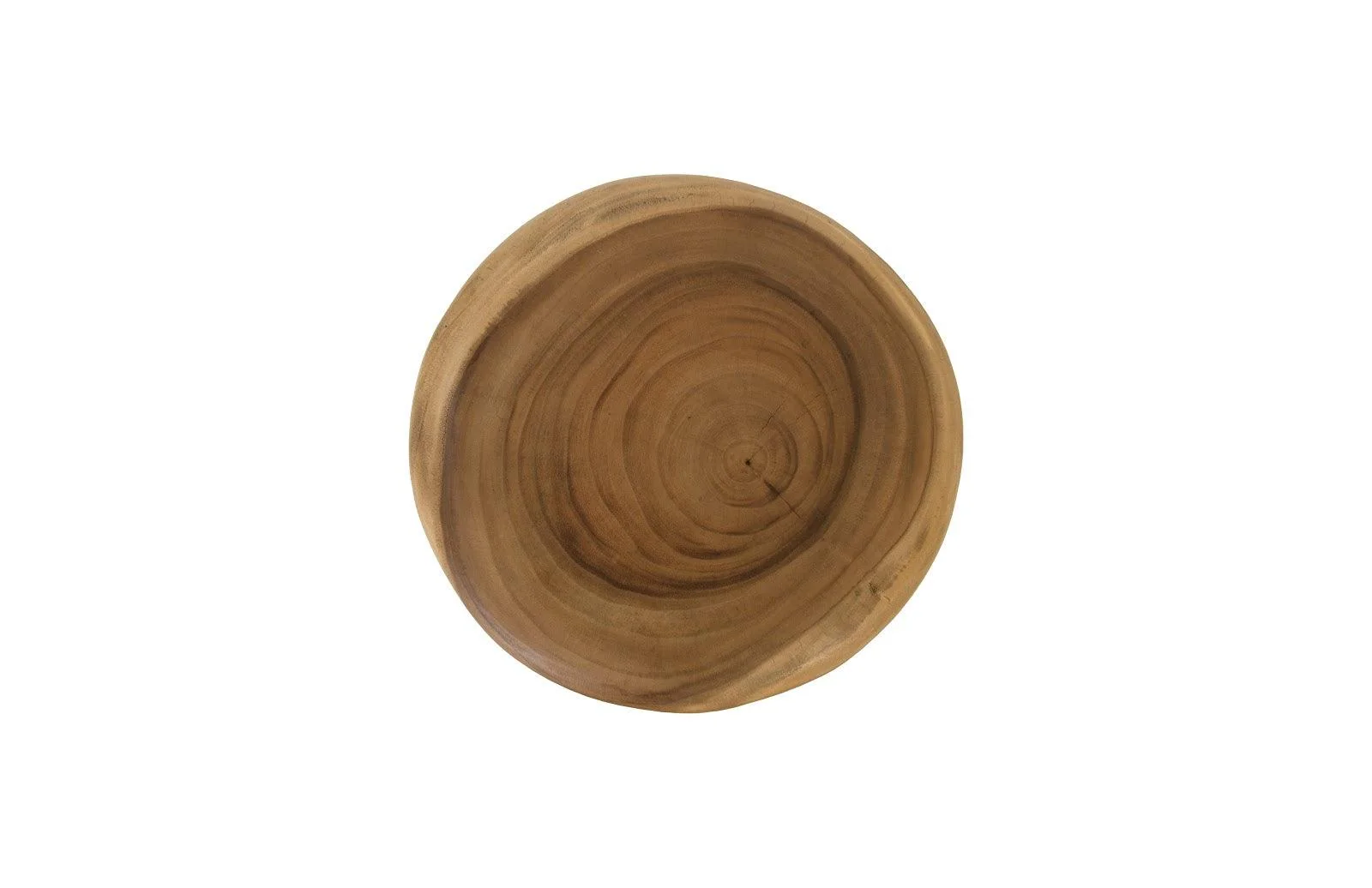 String Stool on Black Metal Legs, Chamcha Wood, Natural - Frankwebs