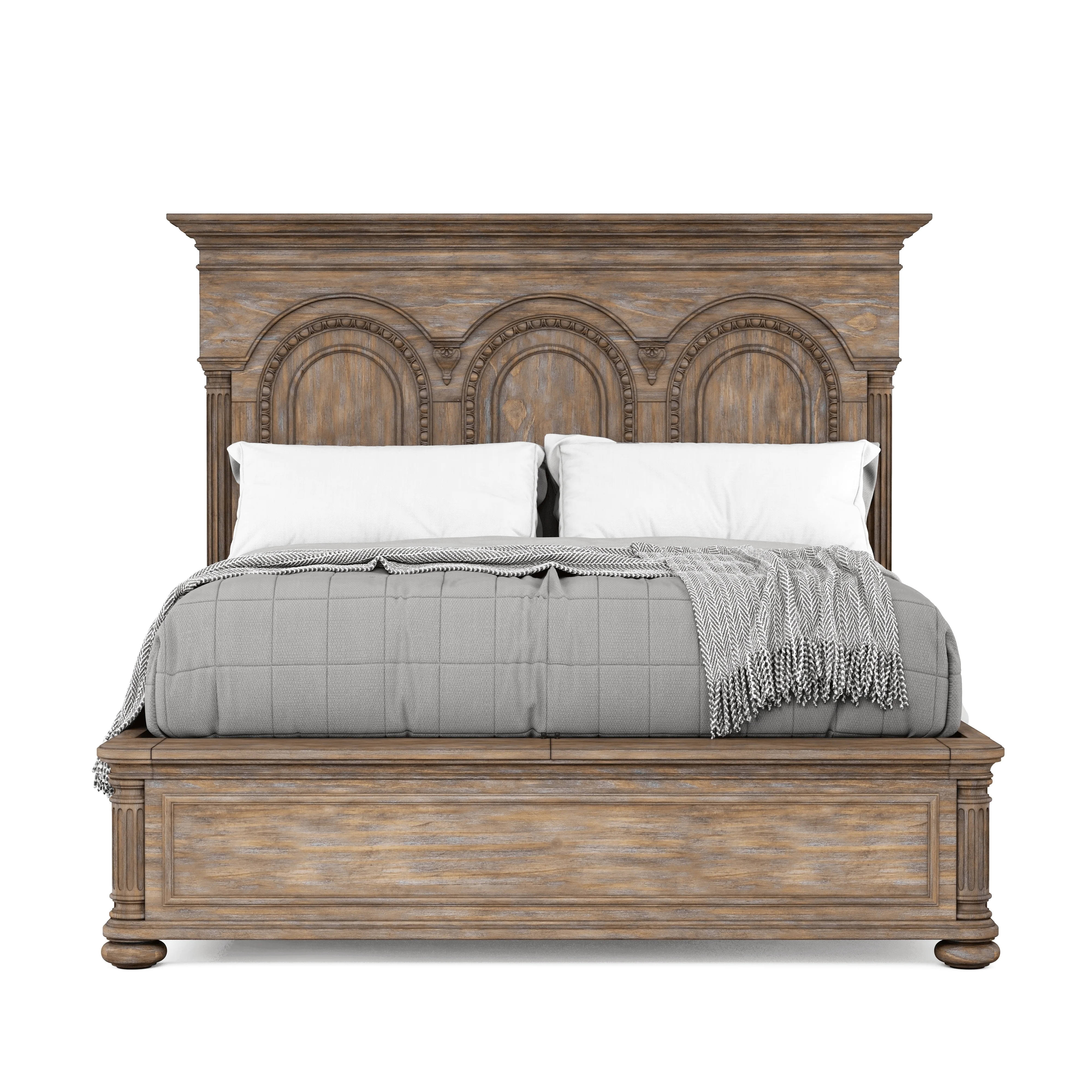 Architrave Queen Panel Bed - Frankwebs