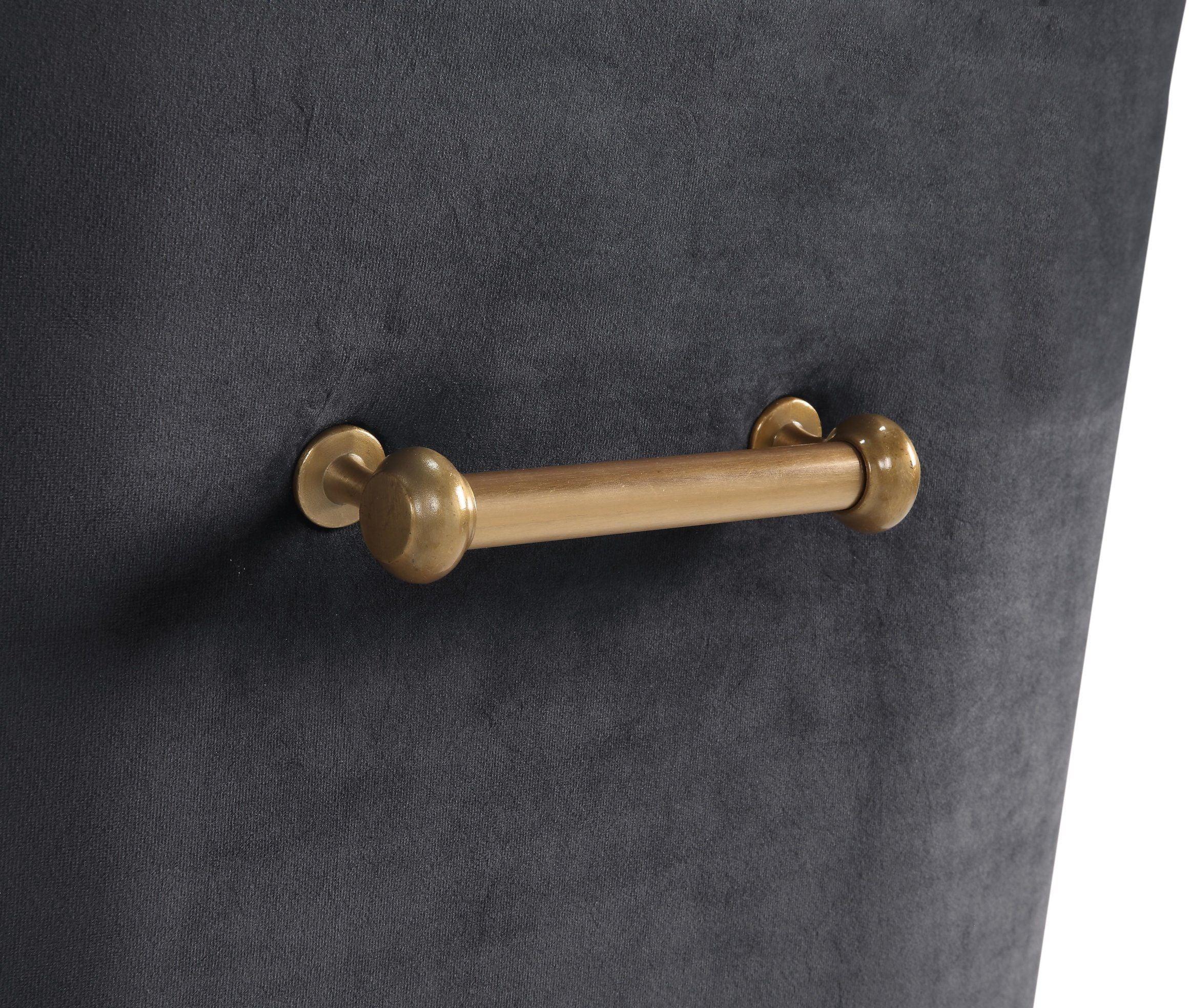 Beatrix Grey Velvet Side Chair - Frankwebs