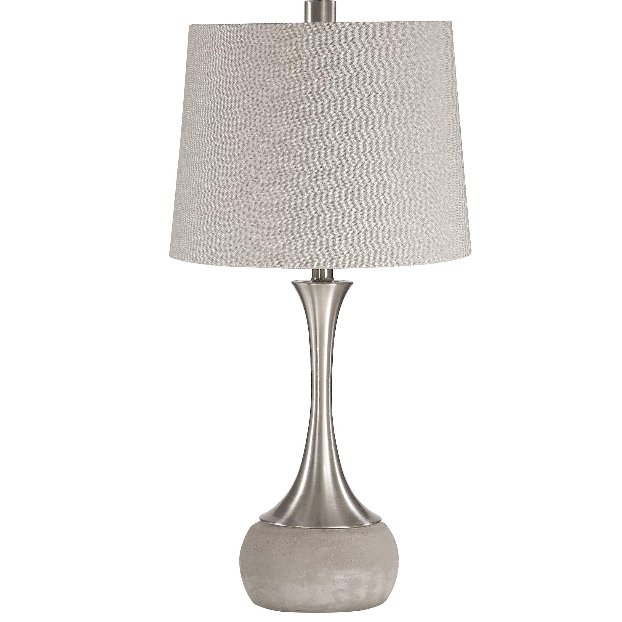 Niah Brushed Nickel Lamp - Frankwebs