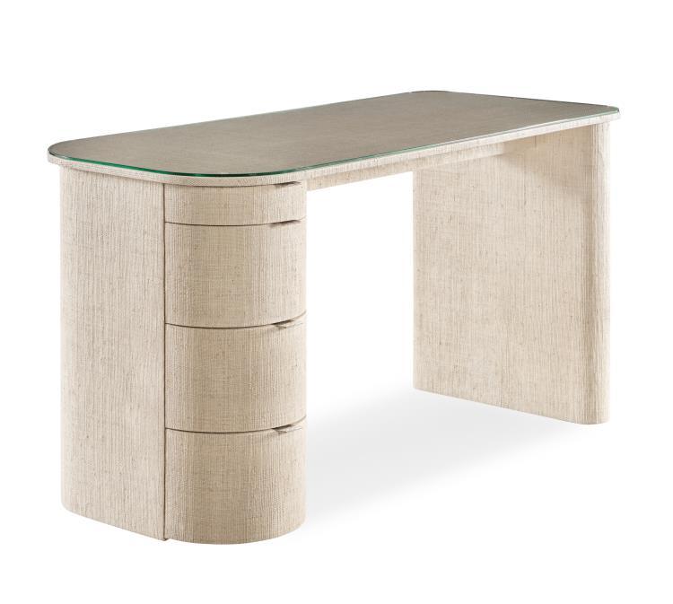 Curate Micco Desk With Glass Top - Frankwebs