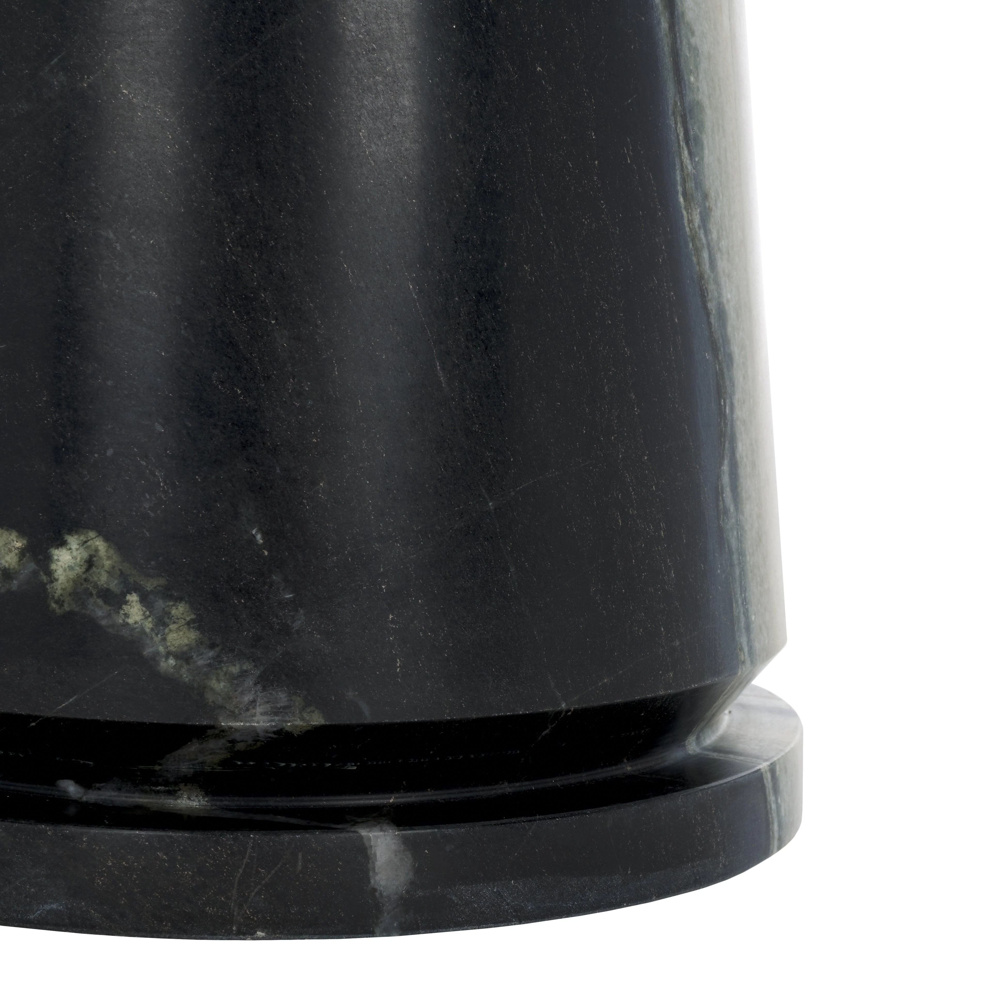 VALENTIA TALL ROUND MARBLE ACCENT TABLE - Frankwebs