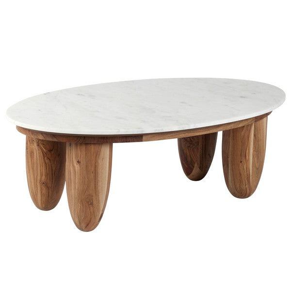 Hobbes Marble Top Coffee Table - Frankwebs