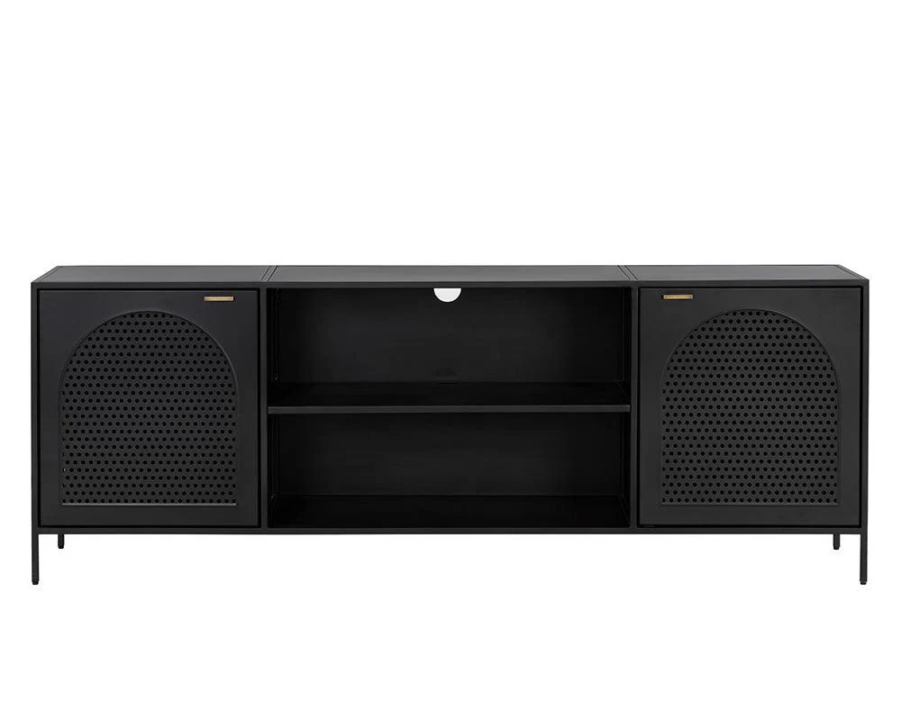 Aziza Media Console And Cabinet - Frankwebs