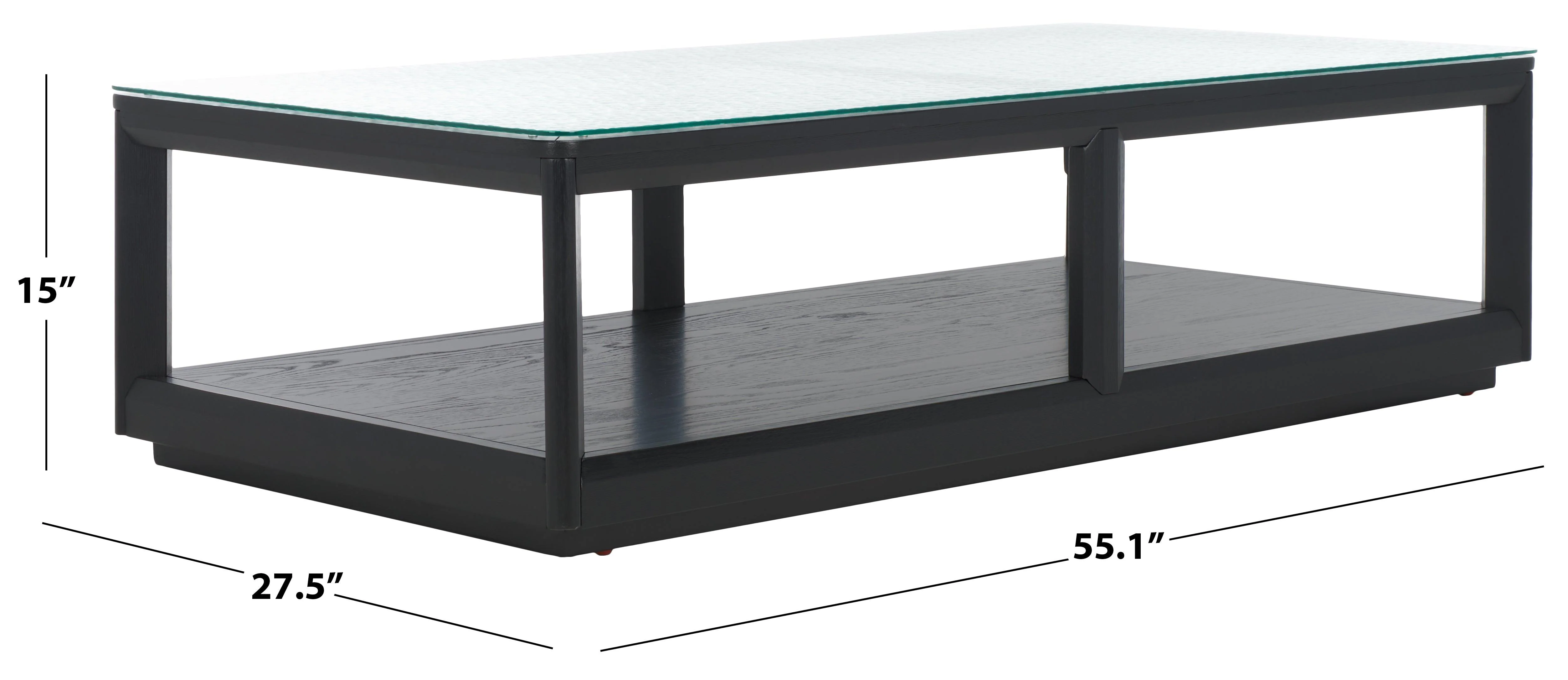 BENECARLO GLASS TOP COFFEE TABLE - Frankwebs