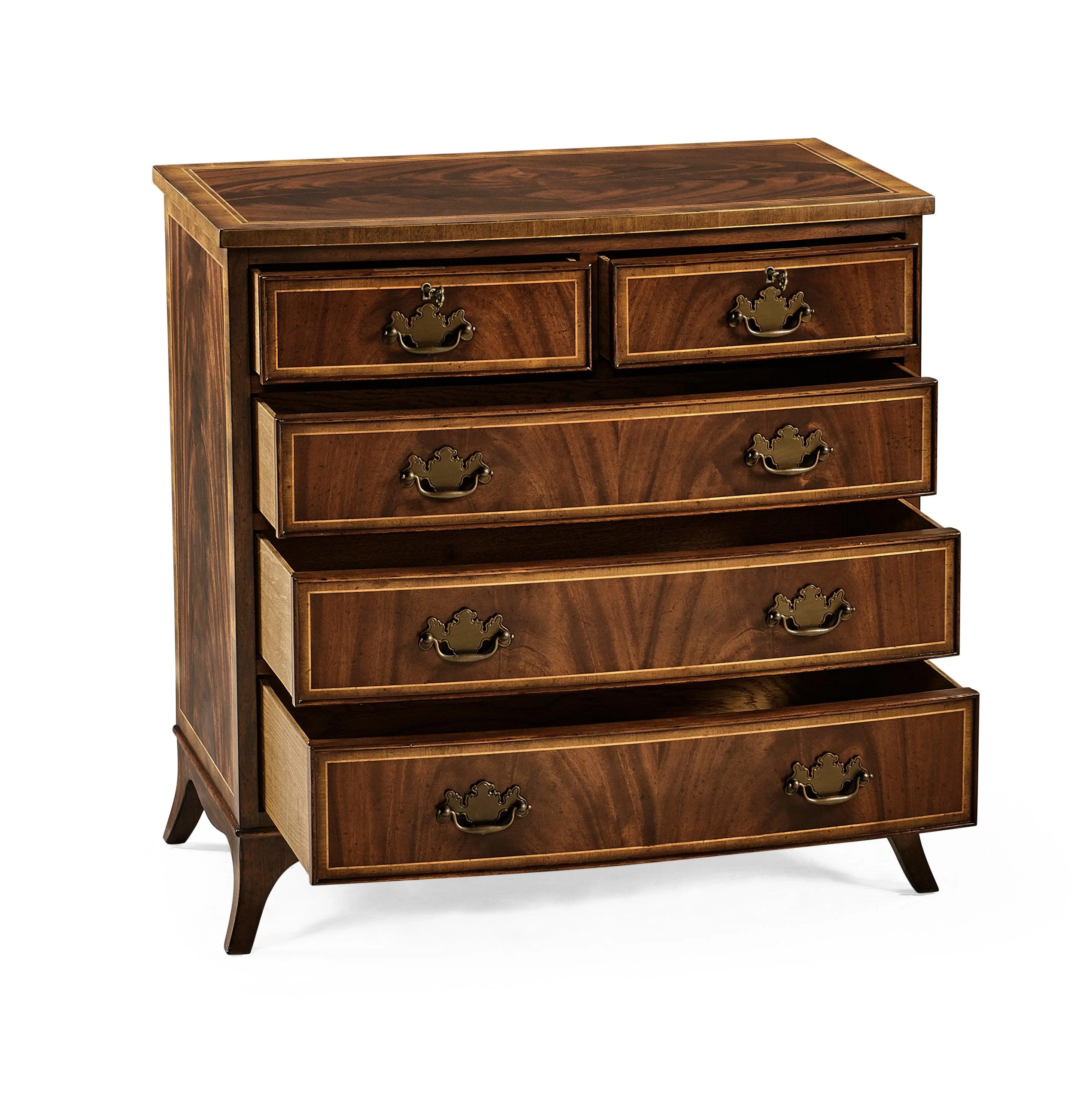 Buckingham Mahogany Bedside Chest of Drawers - Frankwebs