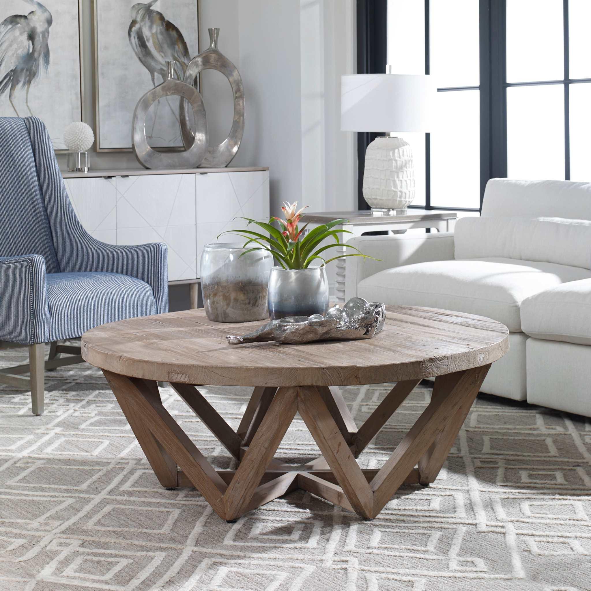 KENDRY RECLAIMED WOOD COFFEE TABLE - Frankwebs